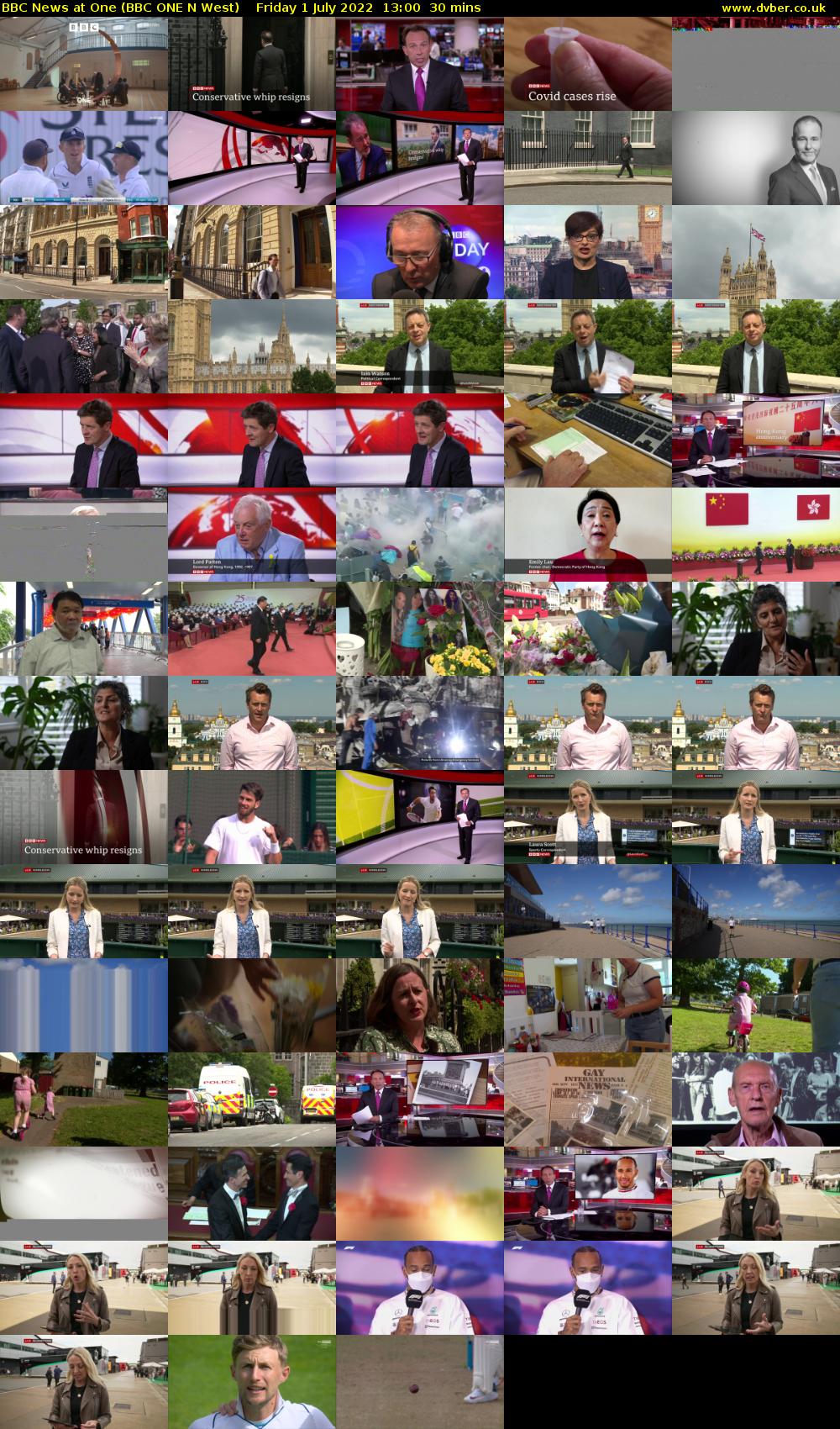 BBC News at One (BBC ONE N West) Friday 1 July 2022 13:00 - 13:30
