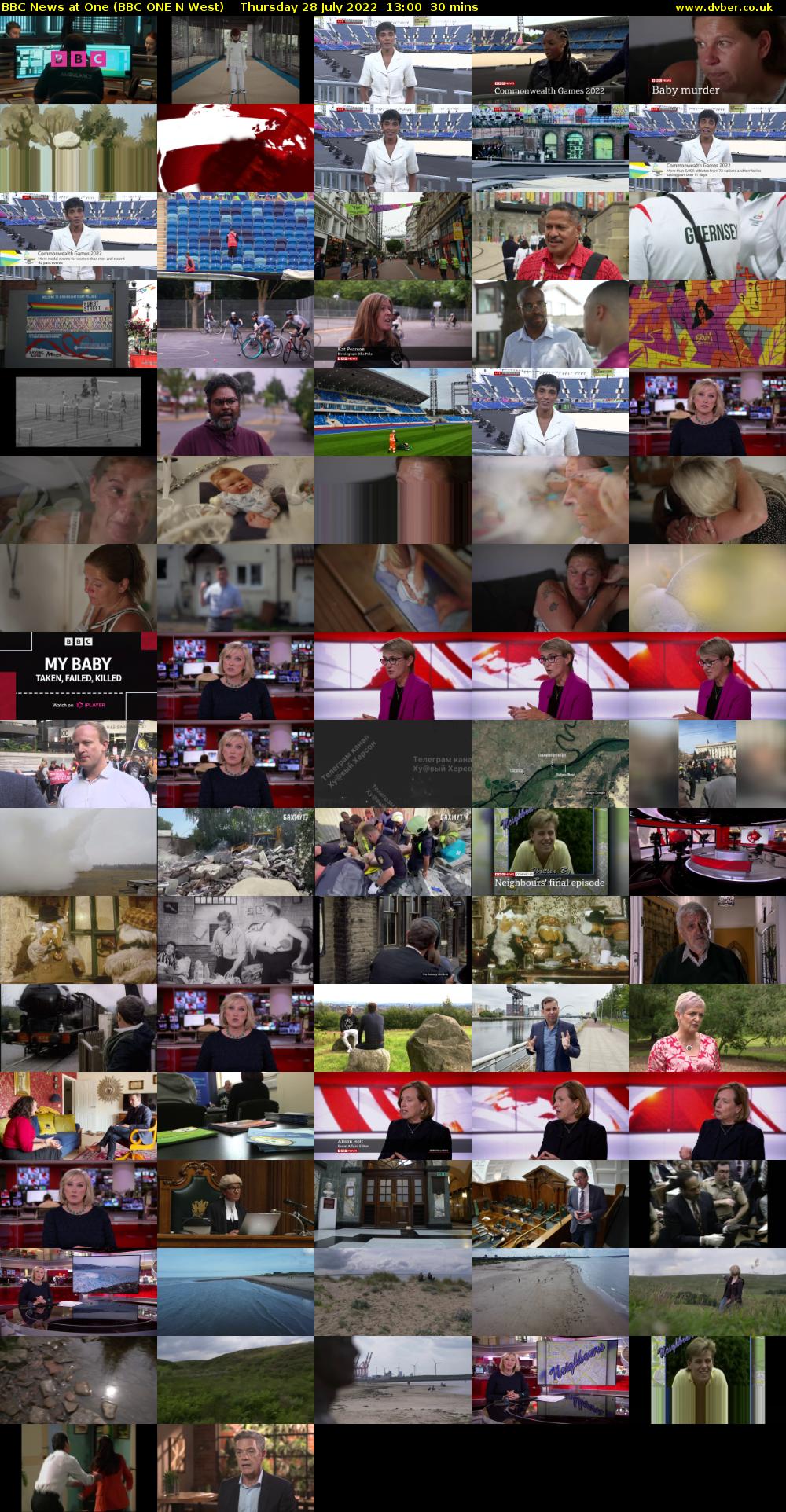 BBC News at One (BBC ONE N West) Thursday 28 July 2022 13:00 - 13:30