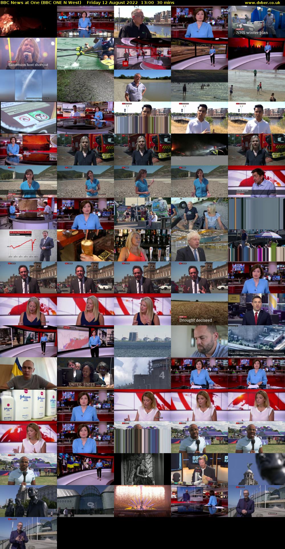 BBC News at One (BBC ONE N West) Friday 12 August 2022 13:00 - 13:30
