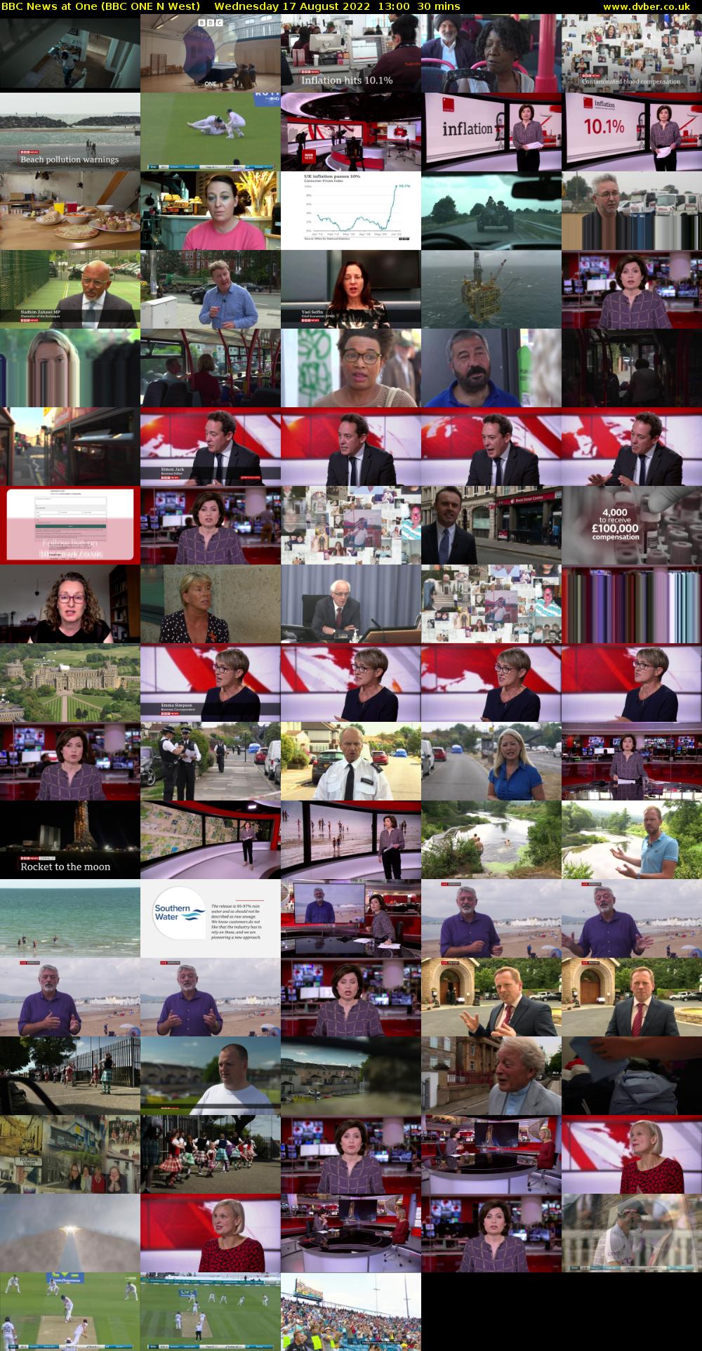BBC News at One (BBC ONE N West) Wednesday 17 August 2022 13:00 - 13:30