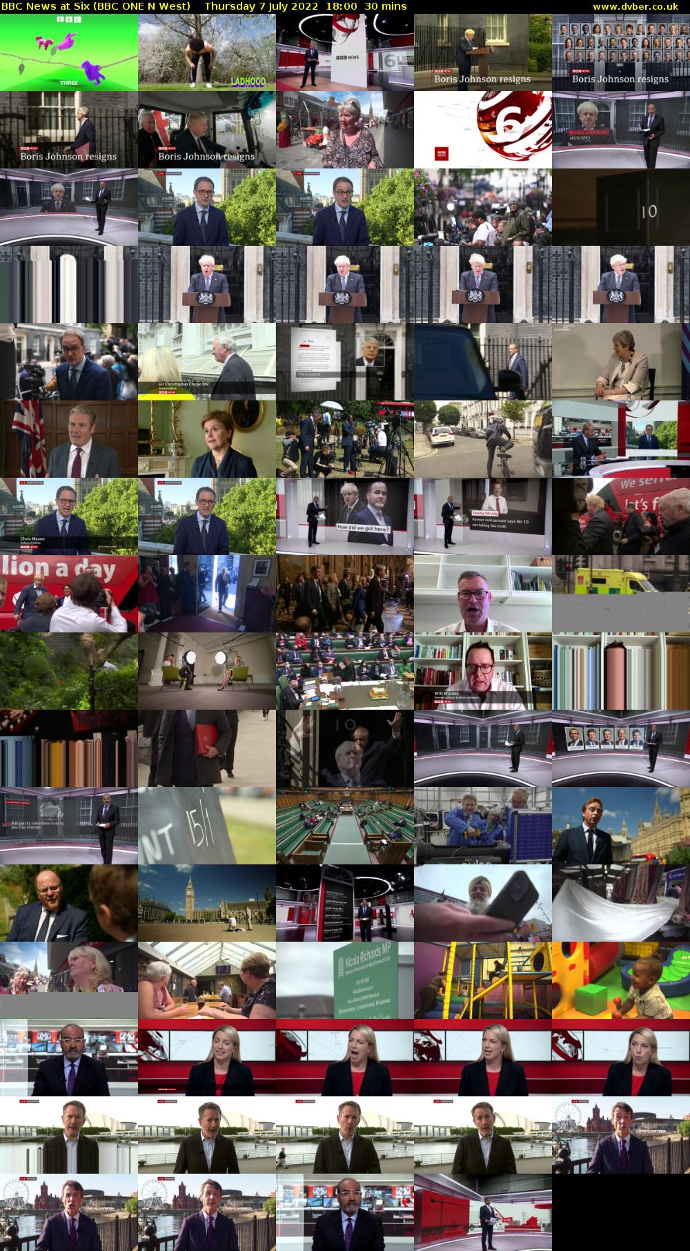 BBC News at Six (BBC ONE N West) Thursday 7 July 2022 18:00 - 18:30