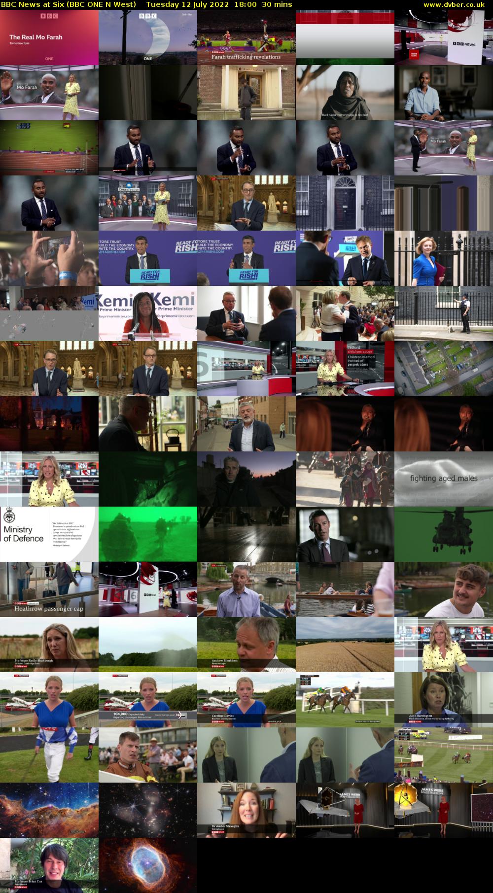 BBC News at Six (BBC ONE N West) Tuesday 12 July 2022 18:00 - 18:30