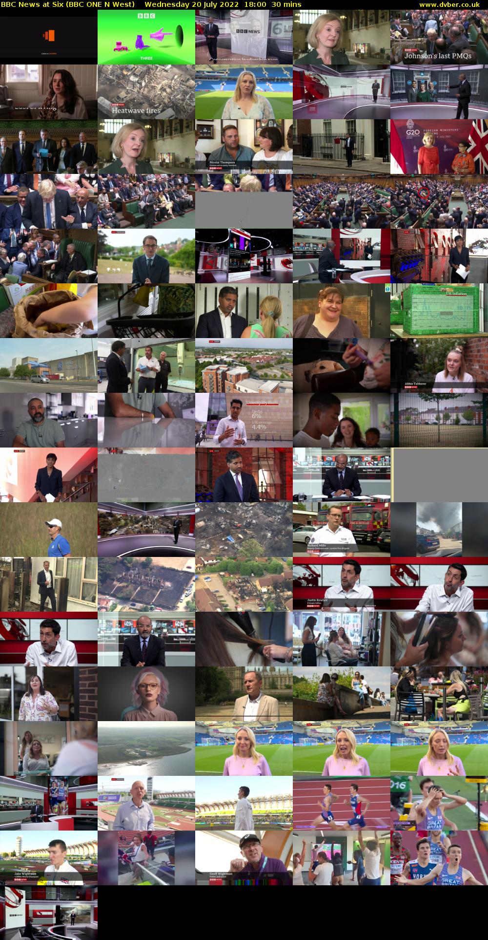 BBC News at Six (BBC ONE N West) Wednesday 20 July 2022 18:00 - 18:30