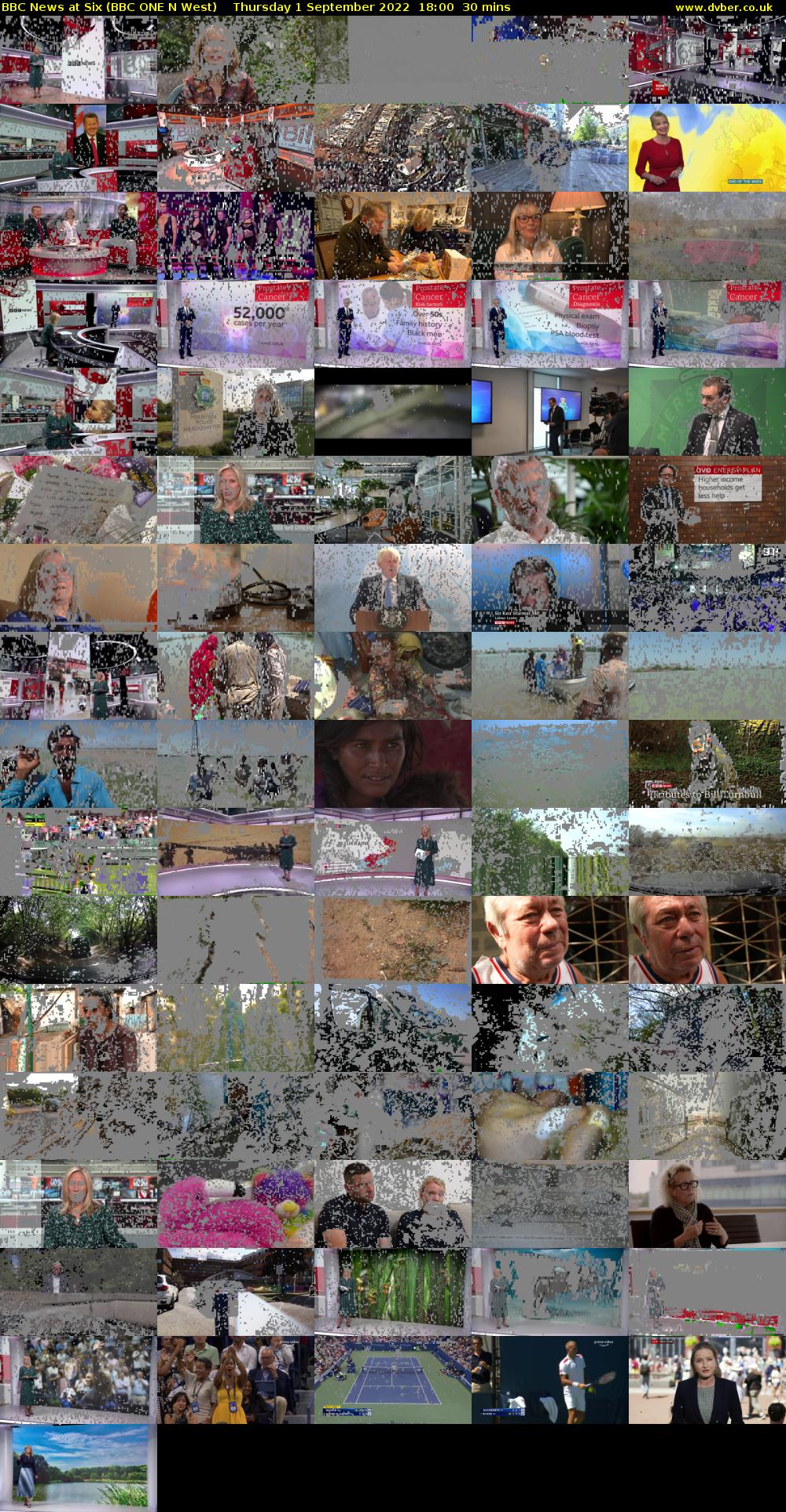 BBC News at Six (BBC ONE N West) Thursday 1 September 2022 18:00 - 18:30