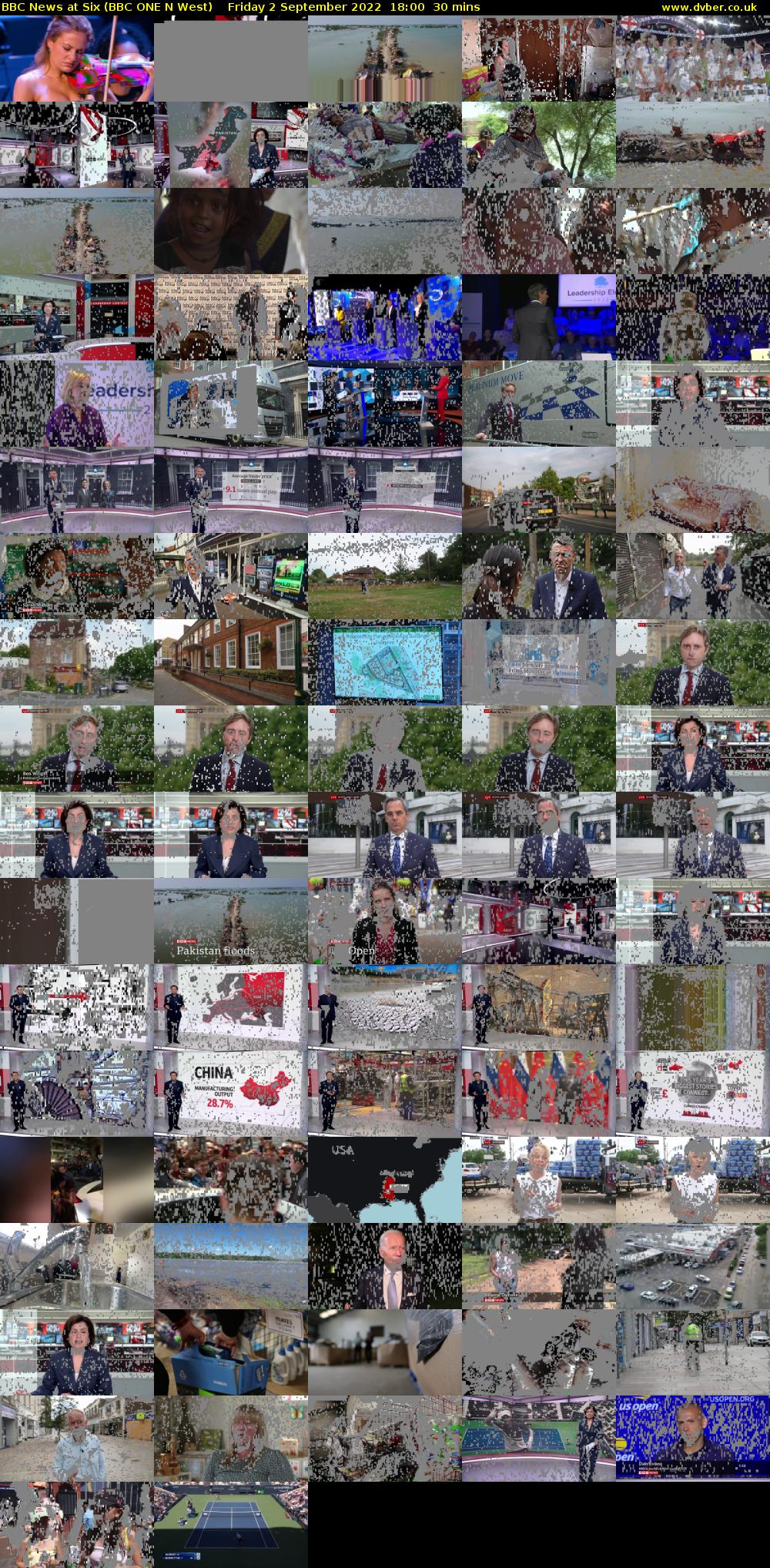 BBC News at Six (BBC ONE N West) Friday 2 September 2022 18:00 - 18:30