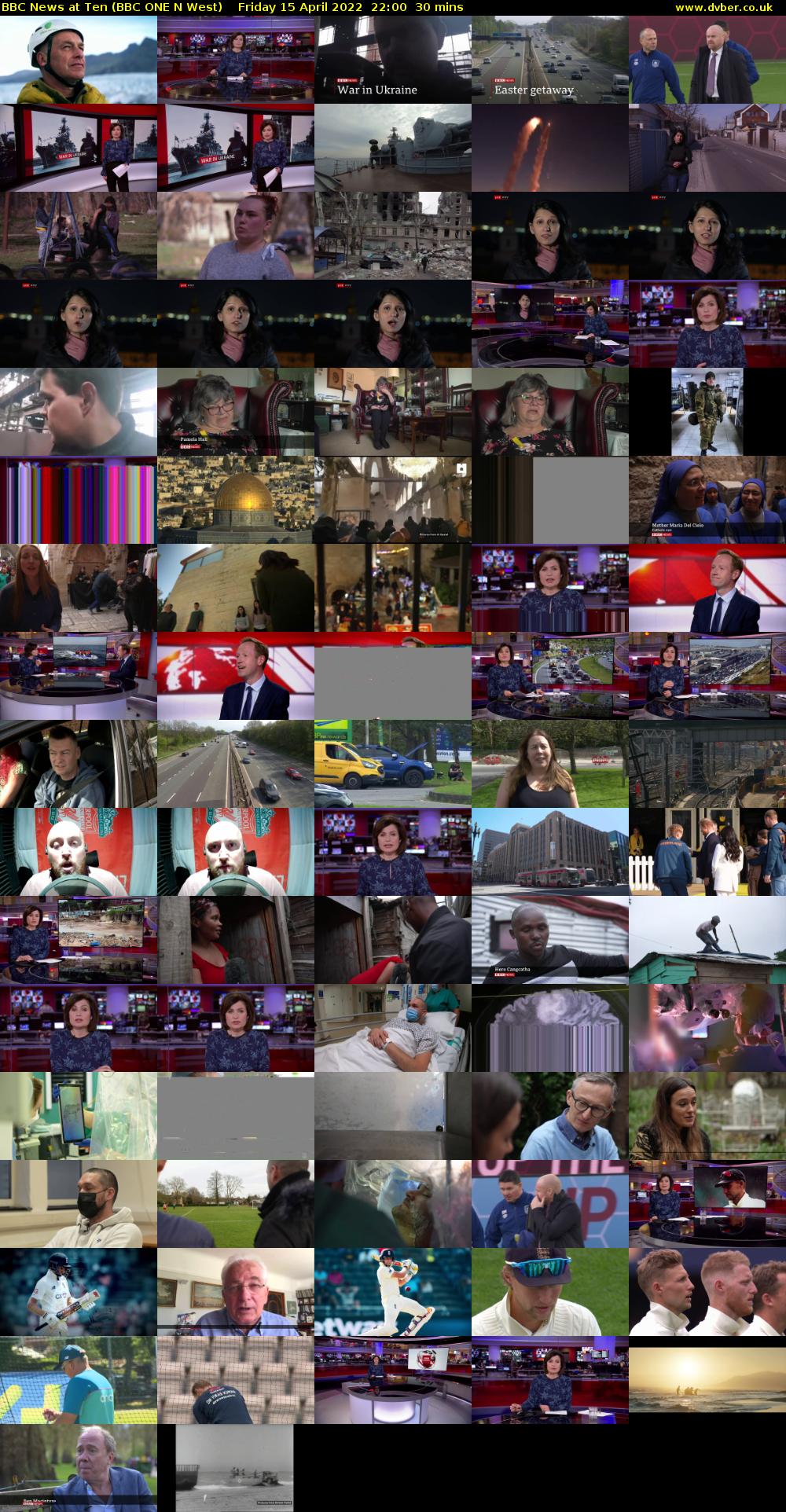 BBC News at Ten (BBC ONE N West) Friday 15 April 2022 22:00 - 22:30