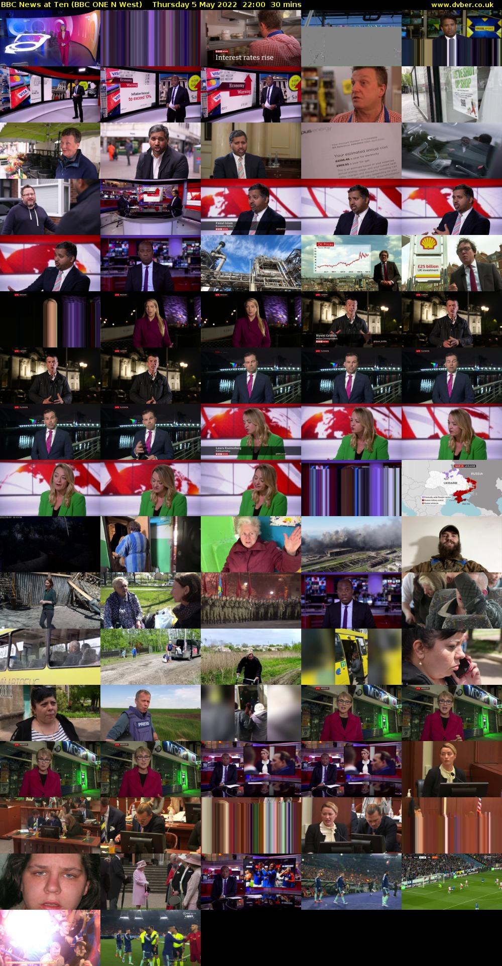 BBC News at Ten (BBC ONE N West) Thursday 5 May 2022 22:00 - 22:30