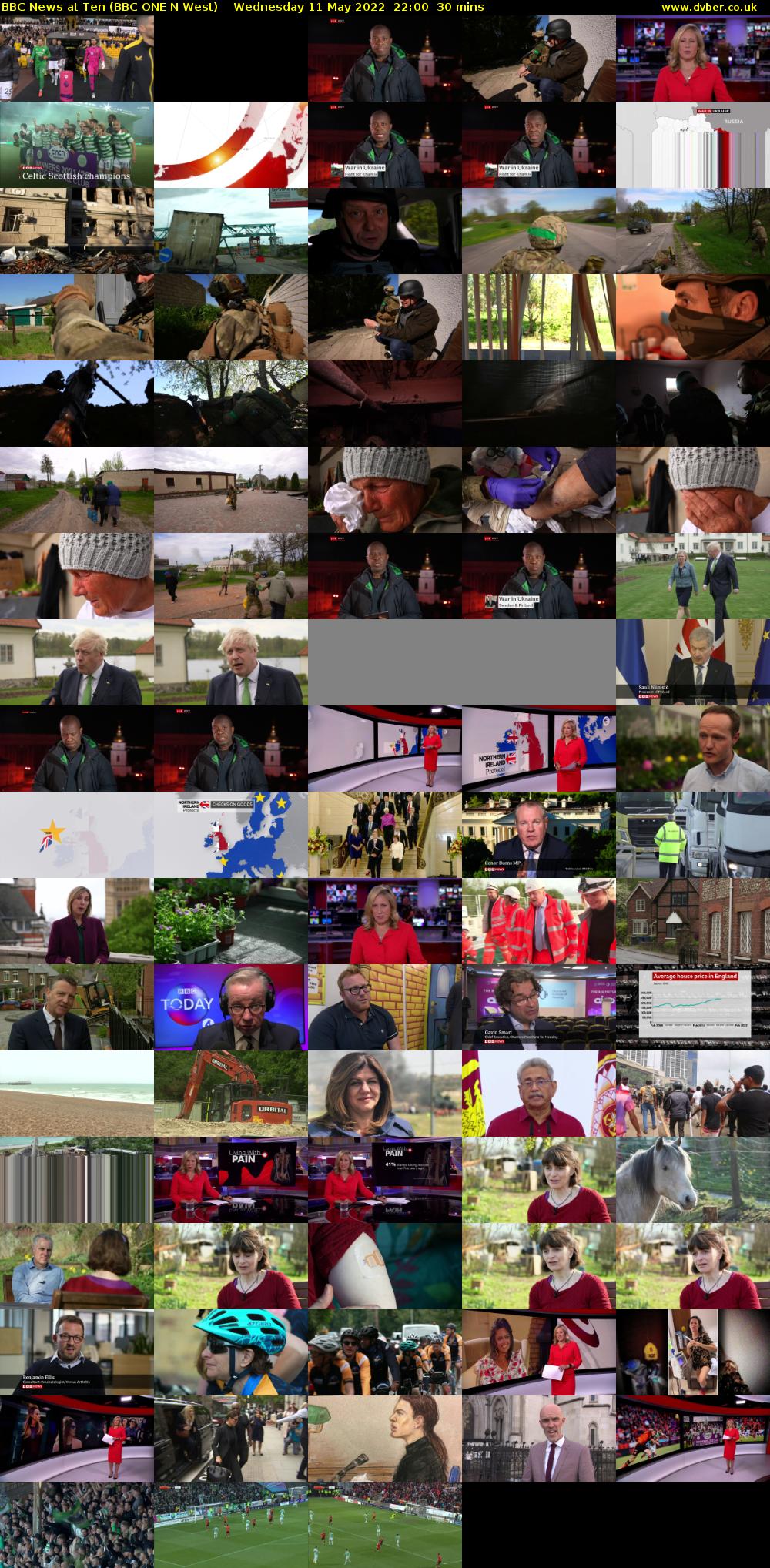 BBC News at Ten (BBC ONE N West) Wednesday 11 May 2022 22:00 - 22:30