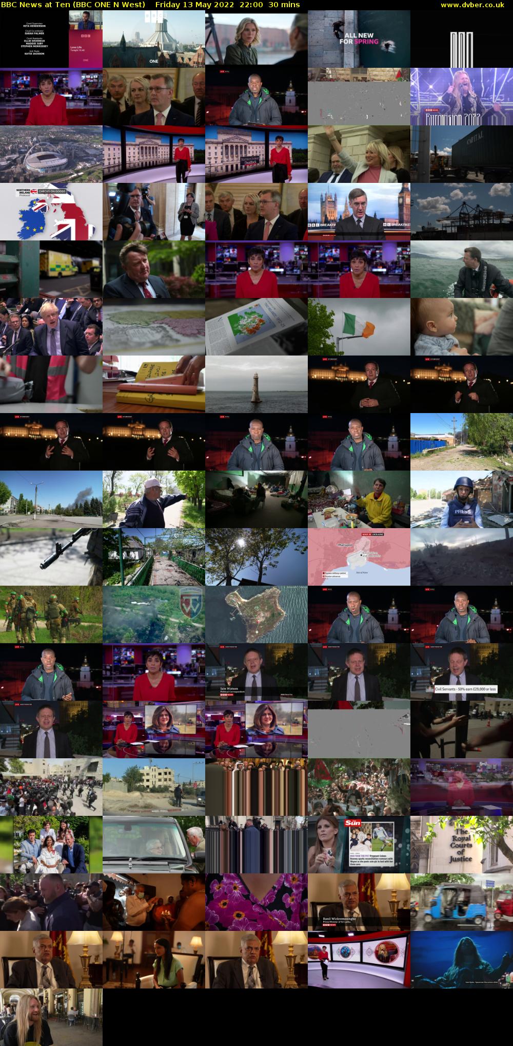 BBC News at Ten (BBC ONE N West) Friday 13 May 2022 22:00 - 22:30