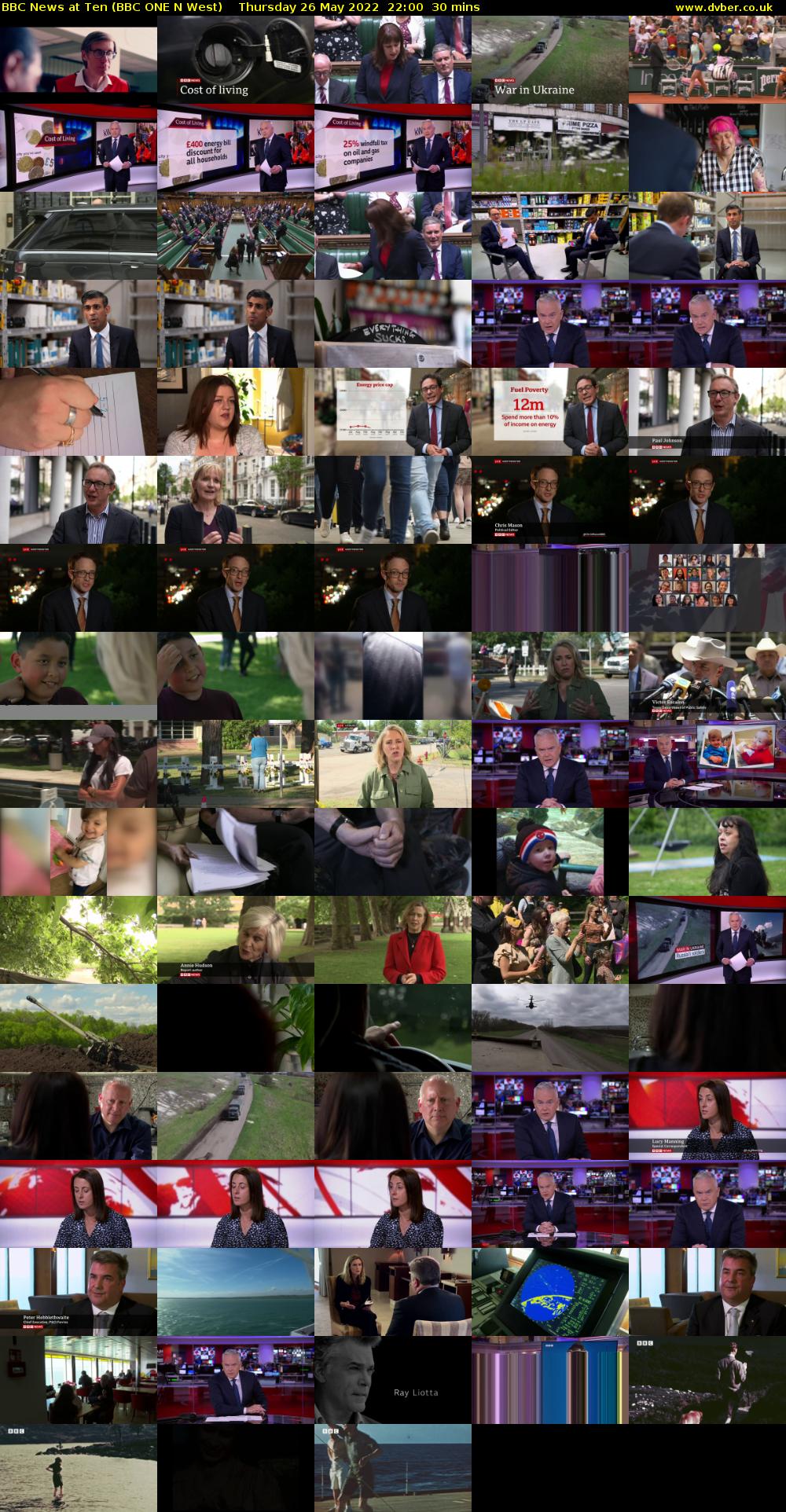 BBC News at Ten (BBC ONE N West) Thursday 26 May 2022 22:00 - 22:30