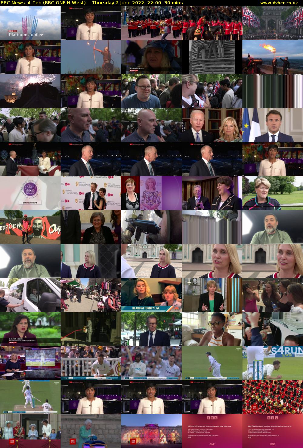 BBC News at Ten (BBC ONE N West) Thursday 2 June 2022 22:00 - 22:30