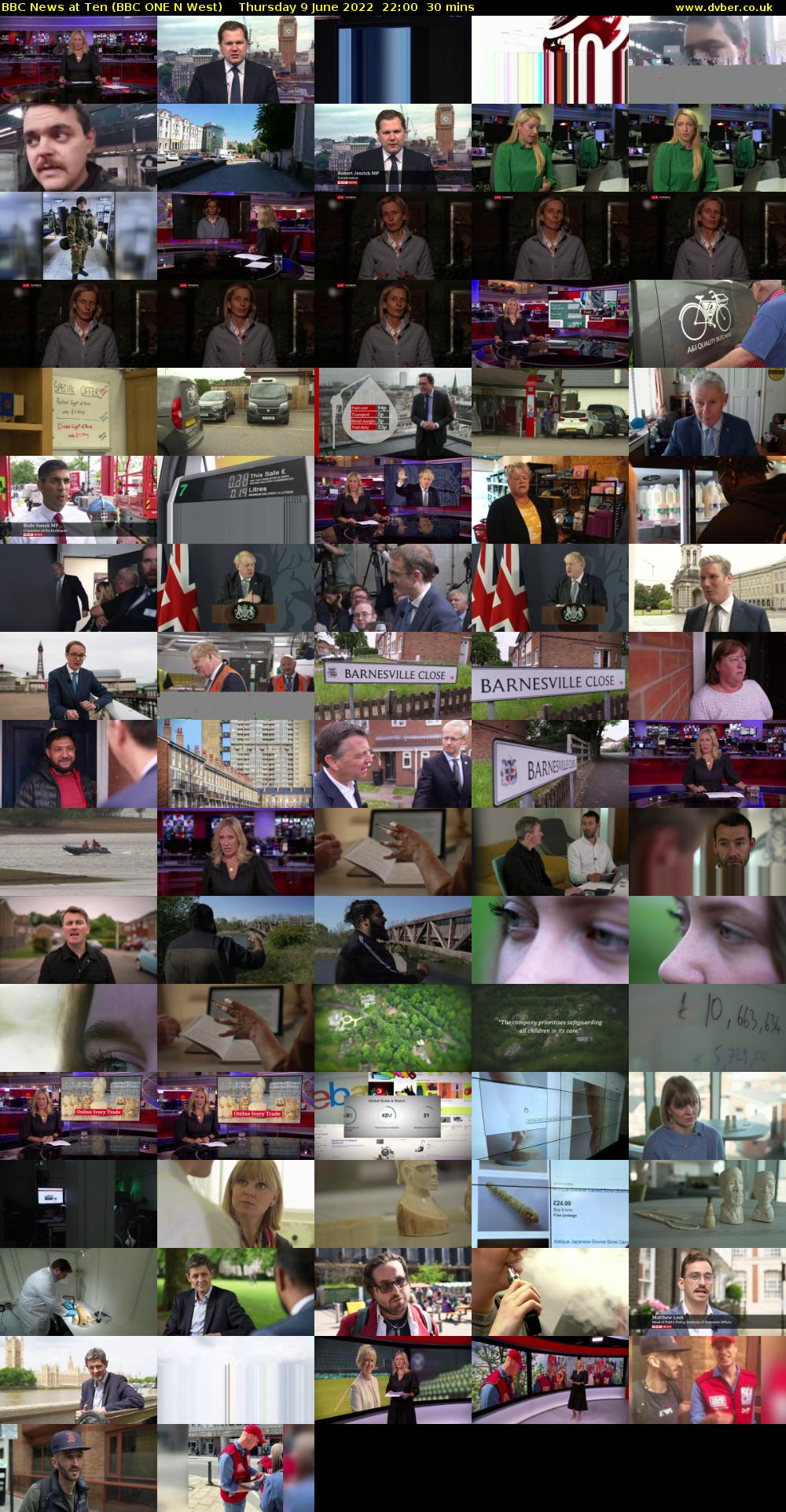 BBC News at Ten (BBC ONE N West) Thursday 9 June 2022 22:00 - 22:30