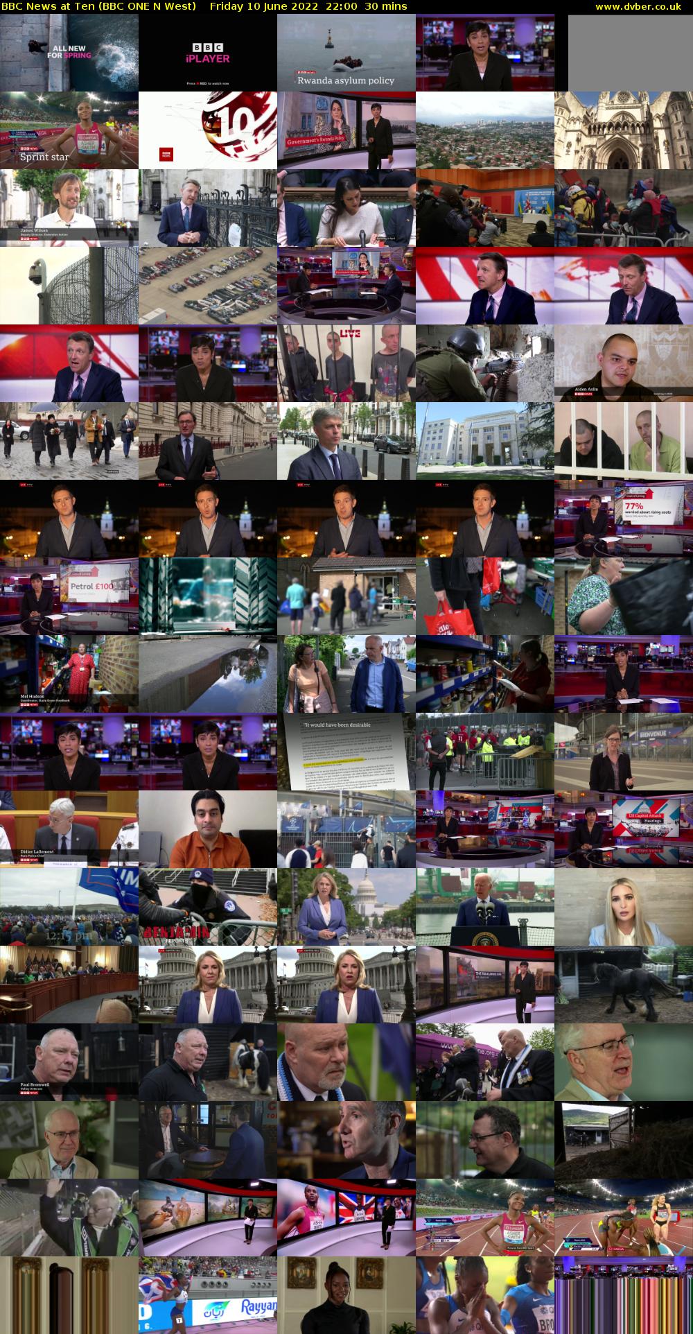 BBC News at Ten (BBC ONE N West) Friday 10 June 2022 22:00 - 22:30