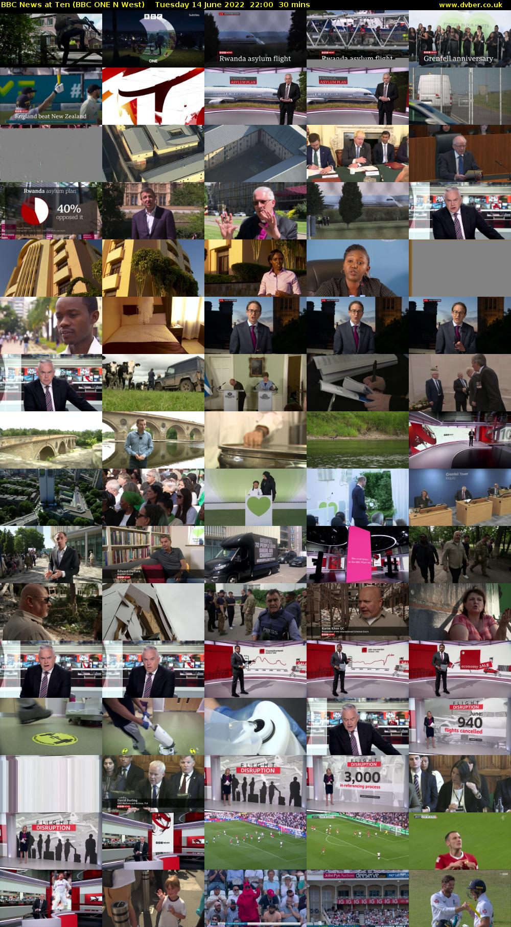 BBC News at Ten (BBC ONE N West) Tuesday 14 June 2022 22:00 - 22:30