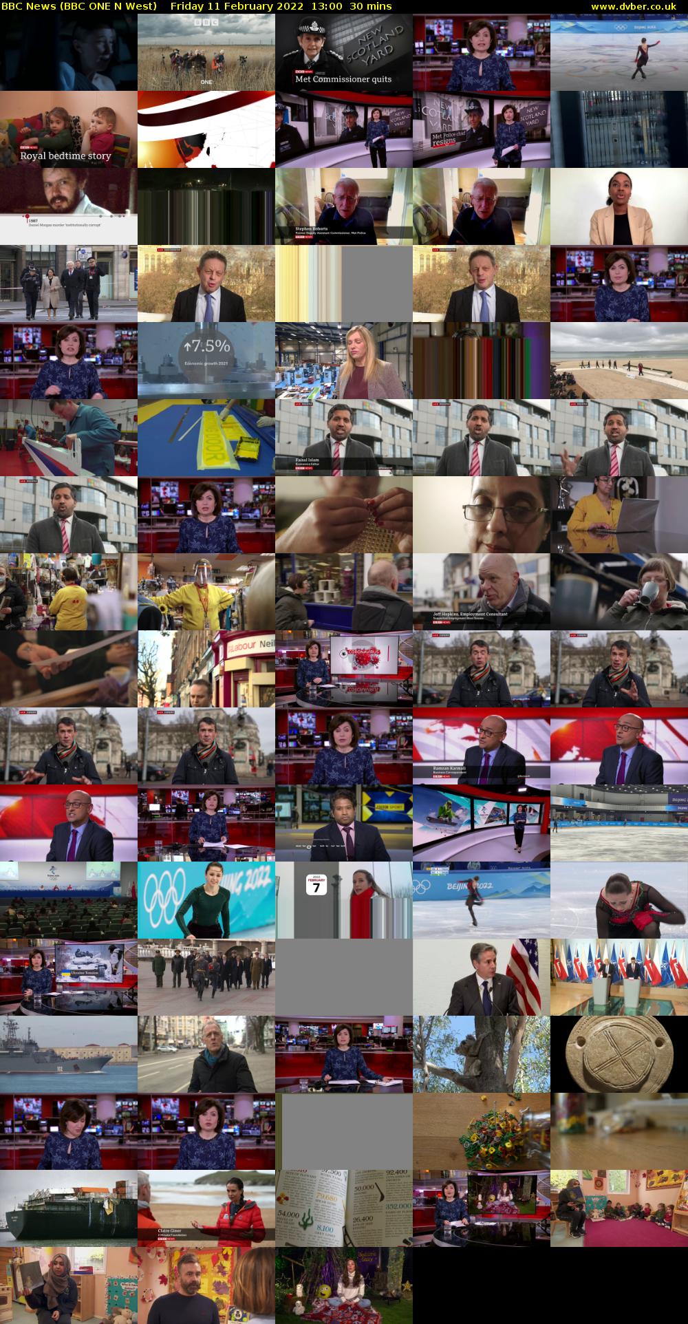 BBC News (BBC ONE N West) Friday 11 February 2022 13:00 - 13:30