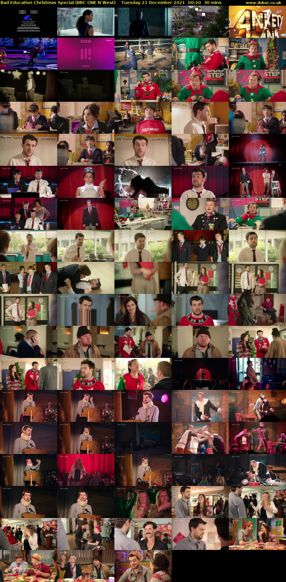 Bad Education Christmas Special (BBC ONE N West) Tuesday 21 December 2021 00:20 - 00:50