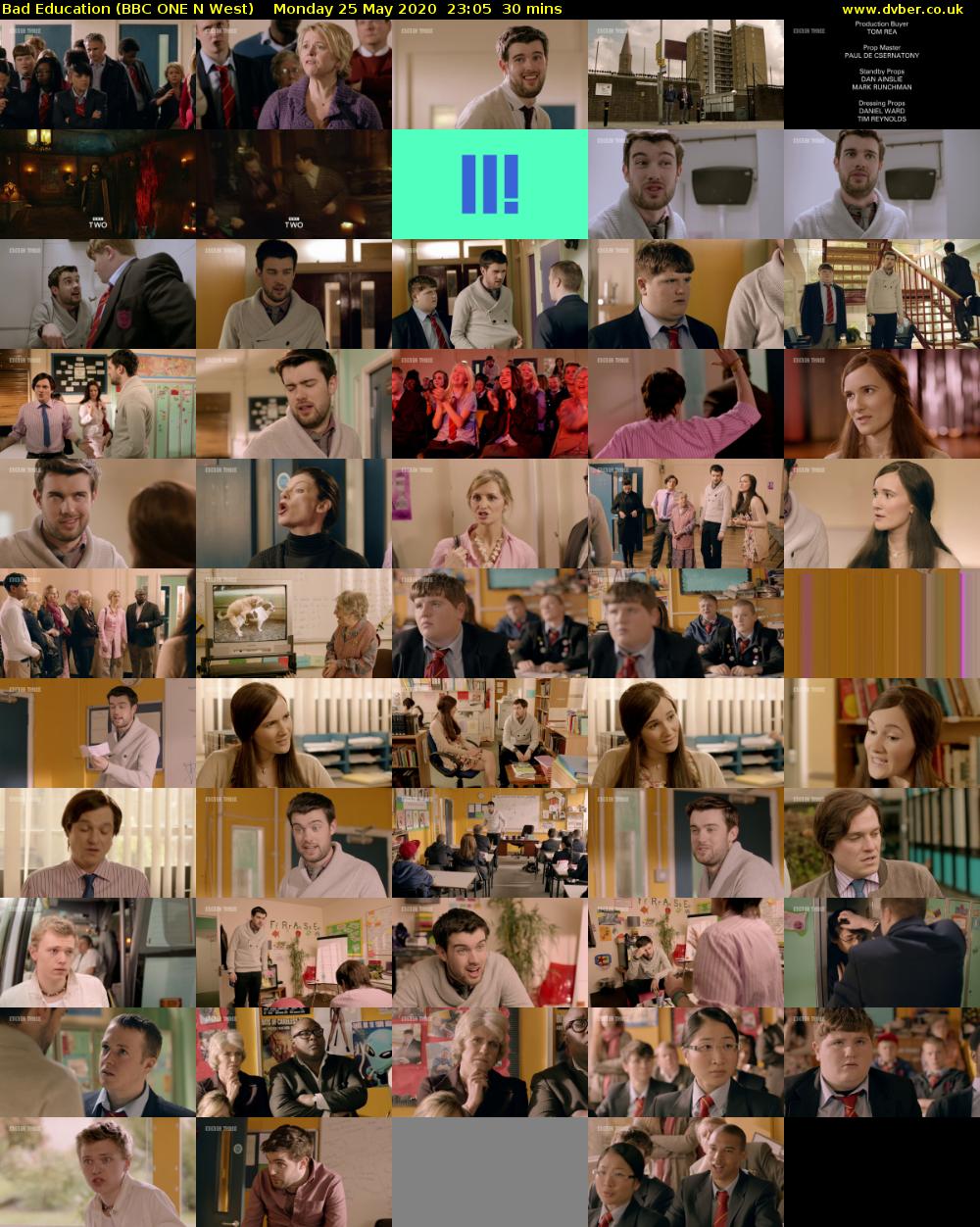 Bad Education (BBC ONE N West) Monday 25 May 2020 23:05 - 23:35