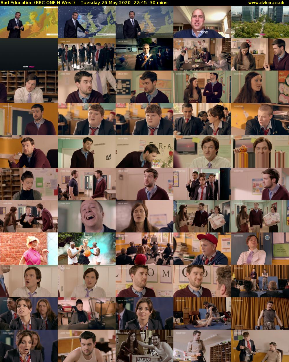 Bad Education (BBC ONE N West) Tuesday 26 May 2020 22:45 - 23:15