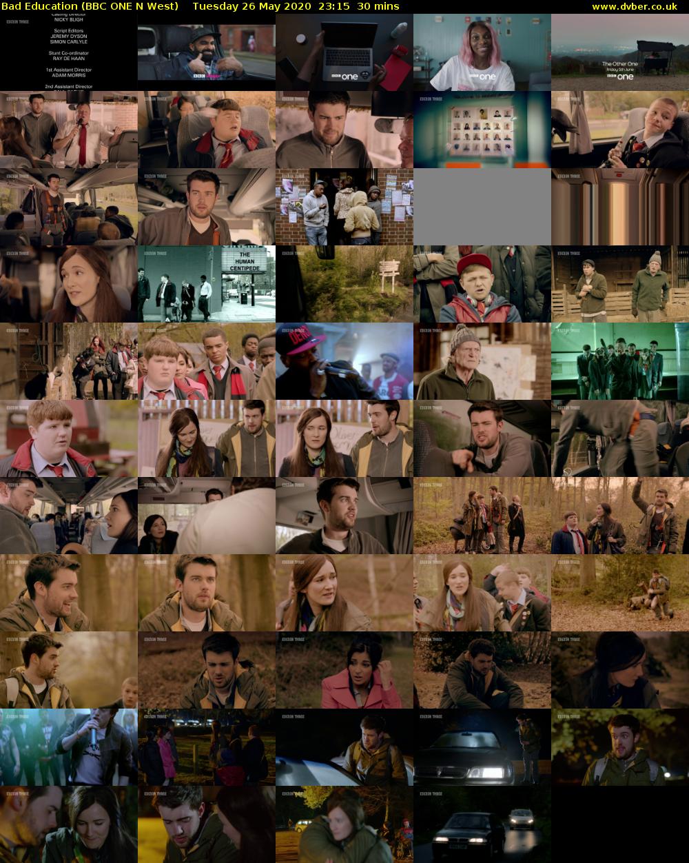 Bad Education (BBC ONE N West) Tuesday 26 May 2020 23:15 - 23:45