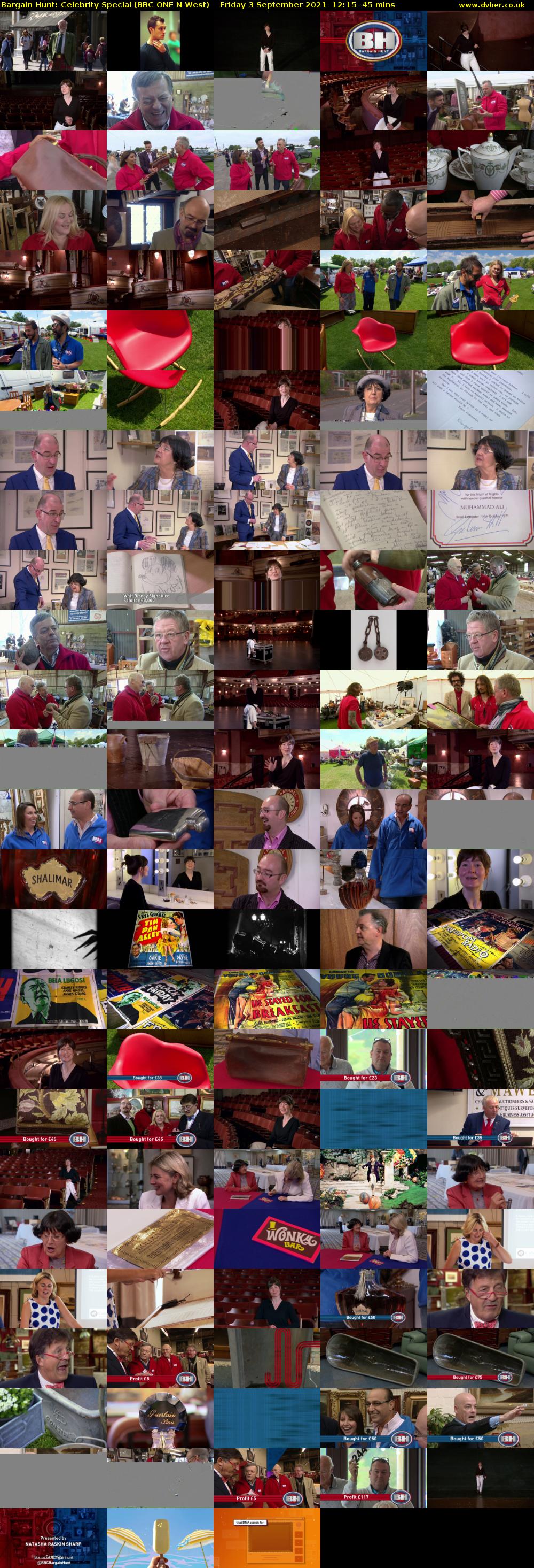 Bargain Hunt: Celebrity Special (BBC ONE N West) Friday 3 September 2021 12:15 - 13:00