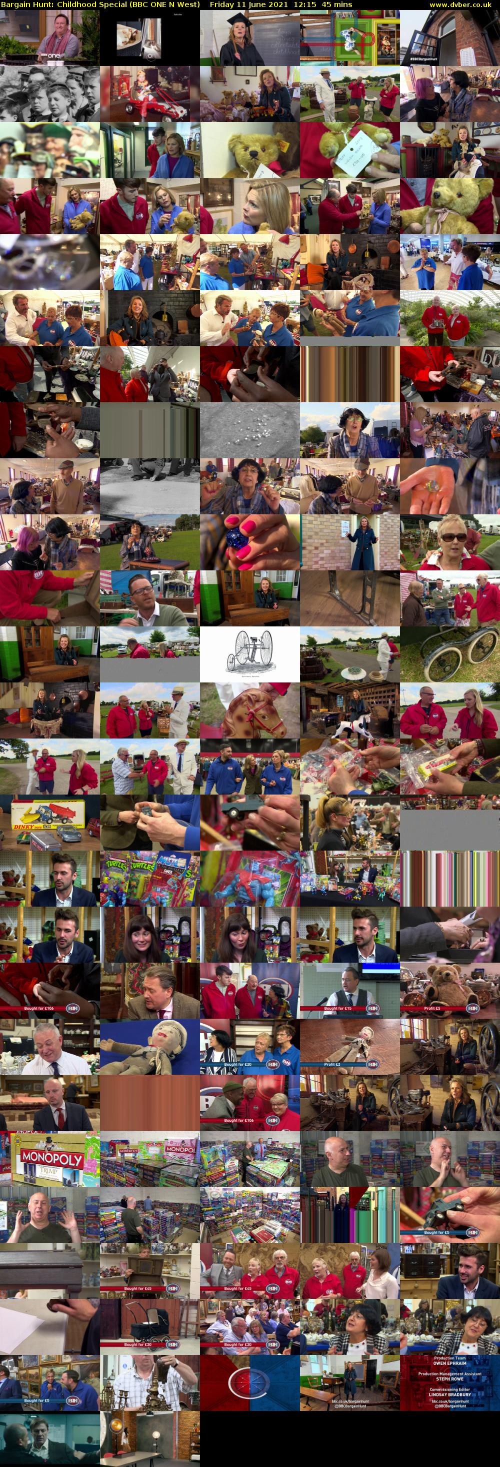 Bargain Hunt: Childhood Special (BBC ONE N West) Friday 11 June 2021 12:15 - 13:00