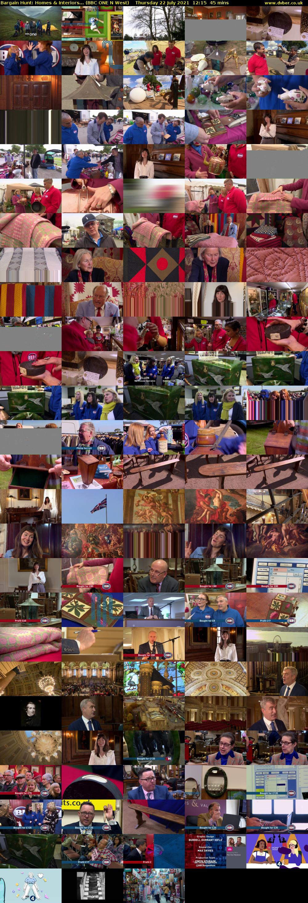 Bargain Hunt: Homes & Interiors... (BBC ONE N West) Thursday 22 July 2021 12:15 - 13:00
