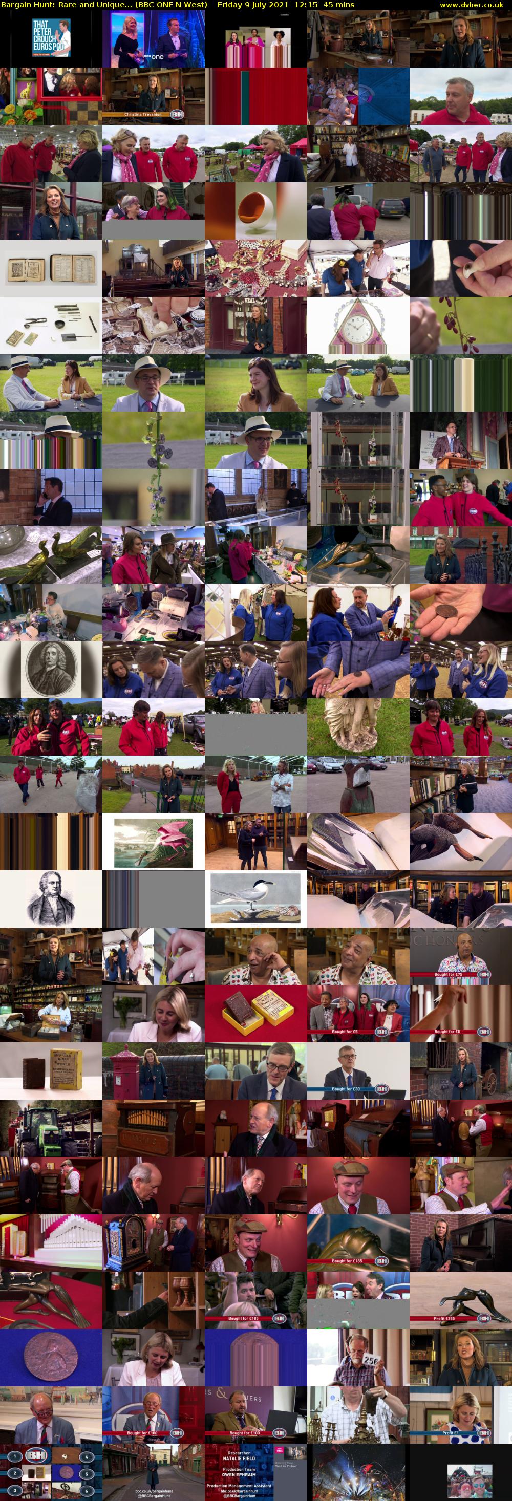 Bargain Hunt: Rare and Unique... (BBC ONE N West) Friday 9 July 2021 12:15 - 13:00
