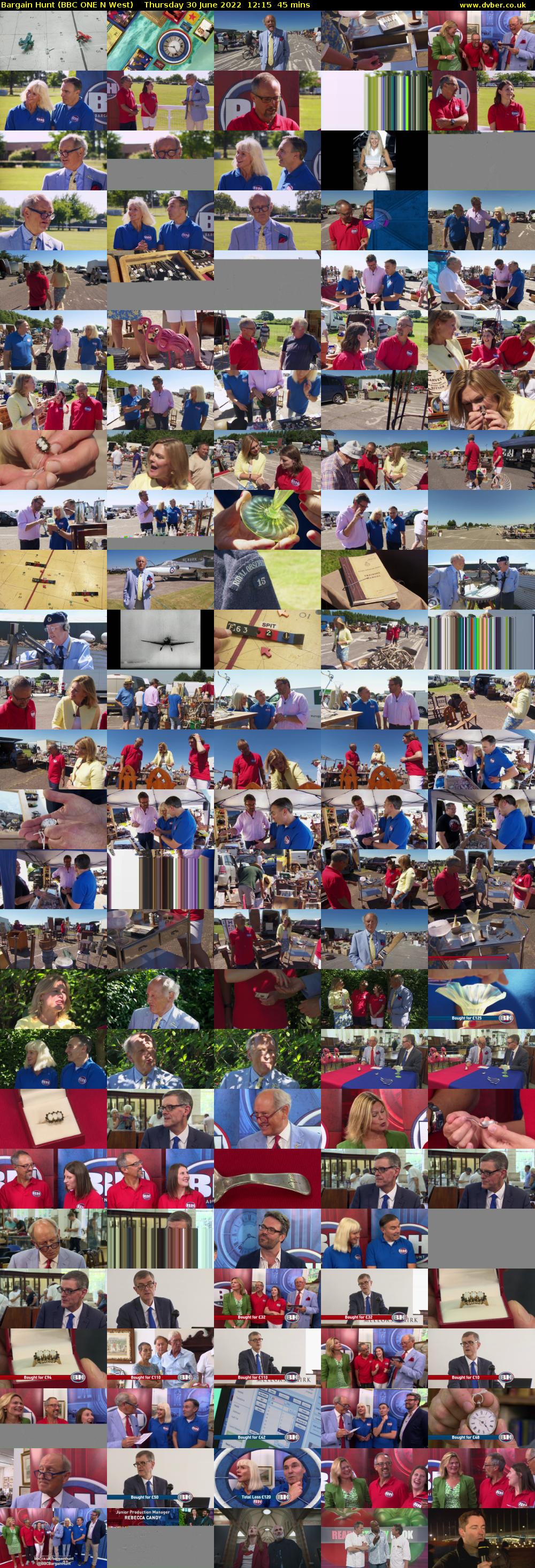 Bargain Hunt (BBC ONE N West) Thursday 30 June 2022 12:15 - 13:00