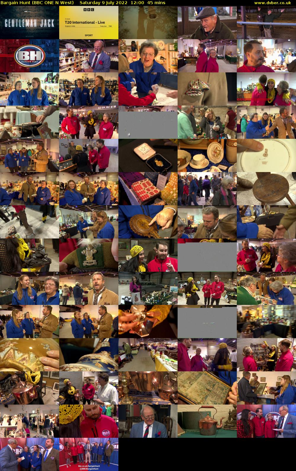 Bargain Hunt (BBC ONE N West) Saturday 9 July 2022 12:00 - 12:45