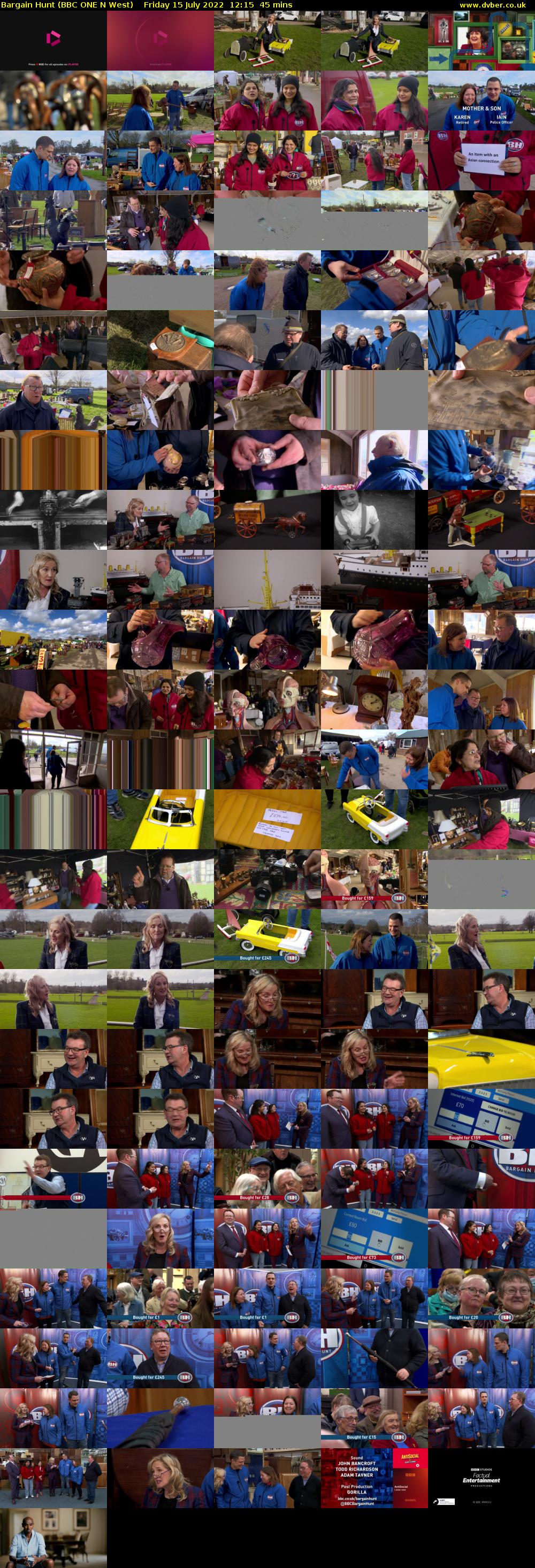 Bargain Hunt (BBC ONE N West) Friday 15 July 2022 12:15 - 13:00