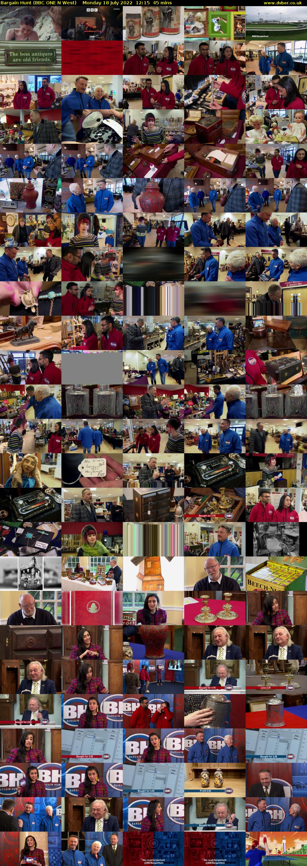 Bargain Hunt (BBC ONE N West) Monday 18 July 2022 12:15 - 13:00