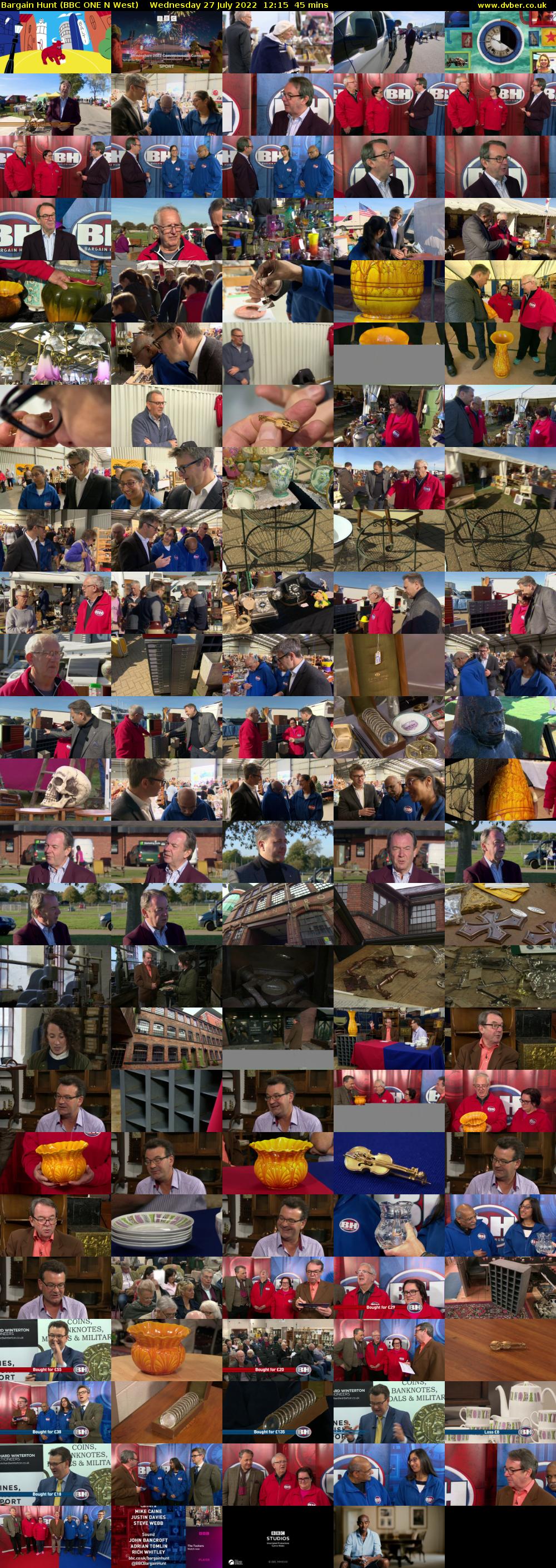 Bargain Hunt (BBC ONE N West) Wednesday 27 July 2022 12:15 - 13:00