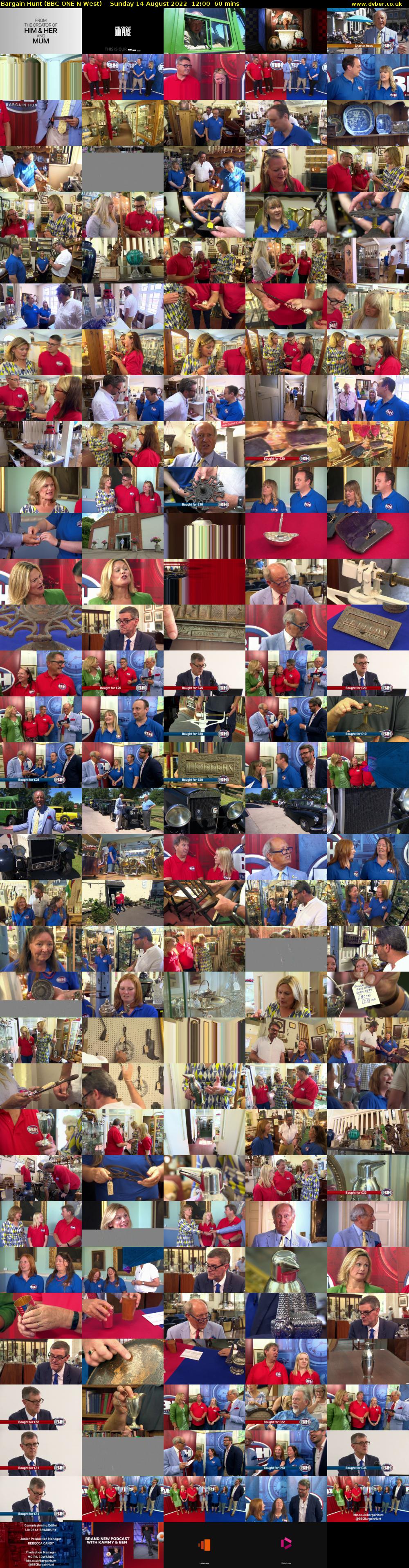 Bargain Hunt (BBC ONE N West) Sunday 14 August 2022 12:00 - 13:00