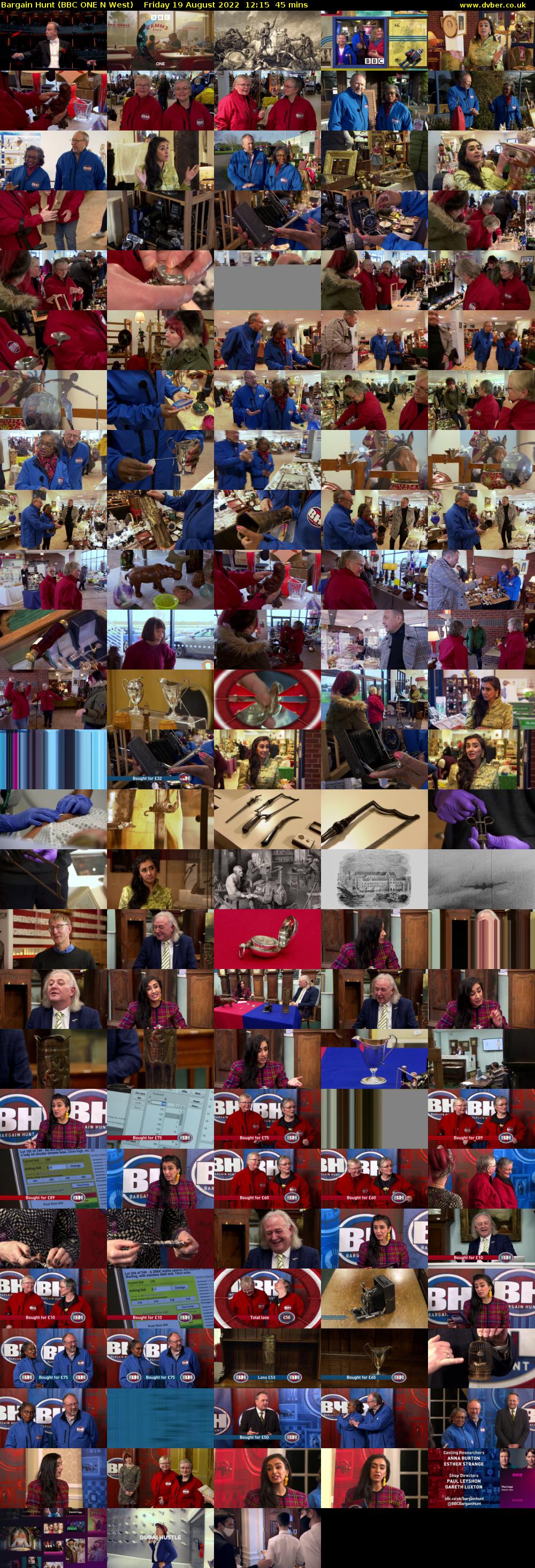 Bargain Hunt (BBC ONE N West) Friday 19 August 2022 12:15 - 13:00