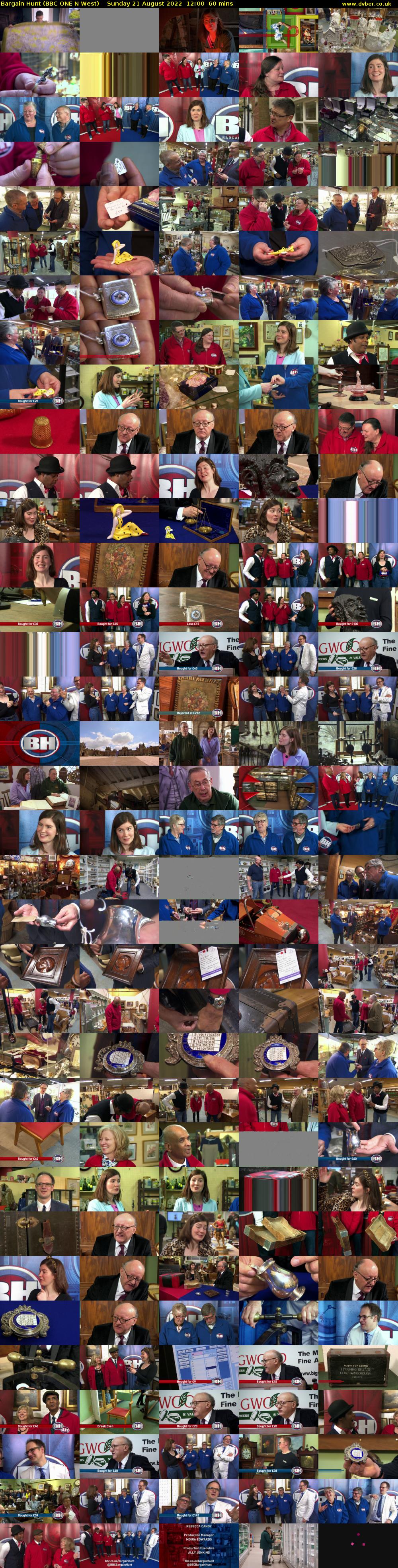 Bargain Hunt (BBC ONE N West) Sunday 21 August 2022 12:00 - 13:00