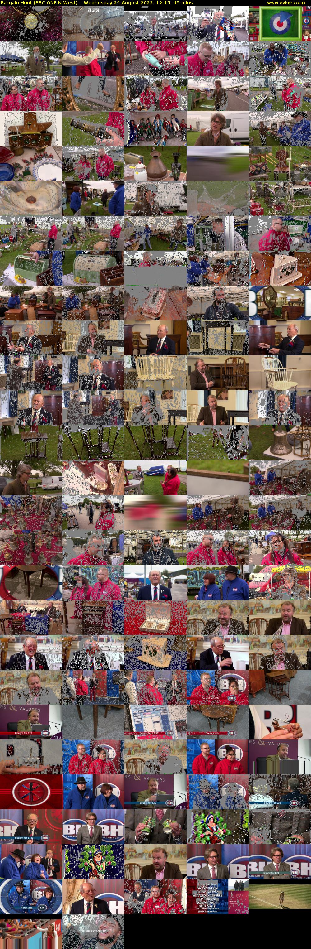 Bargain Hunt (BBC ONE N West) Wednesday 24 August 2022 12:15 - 13:00
