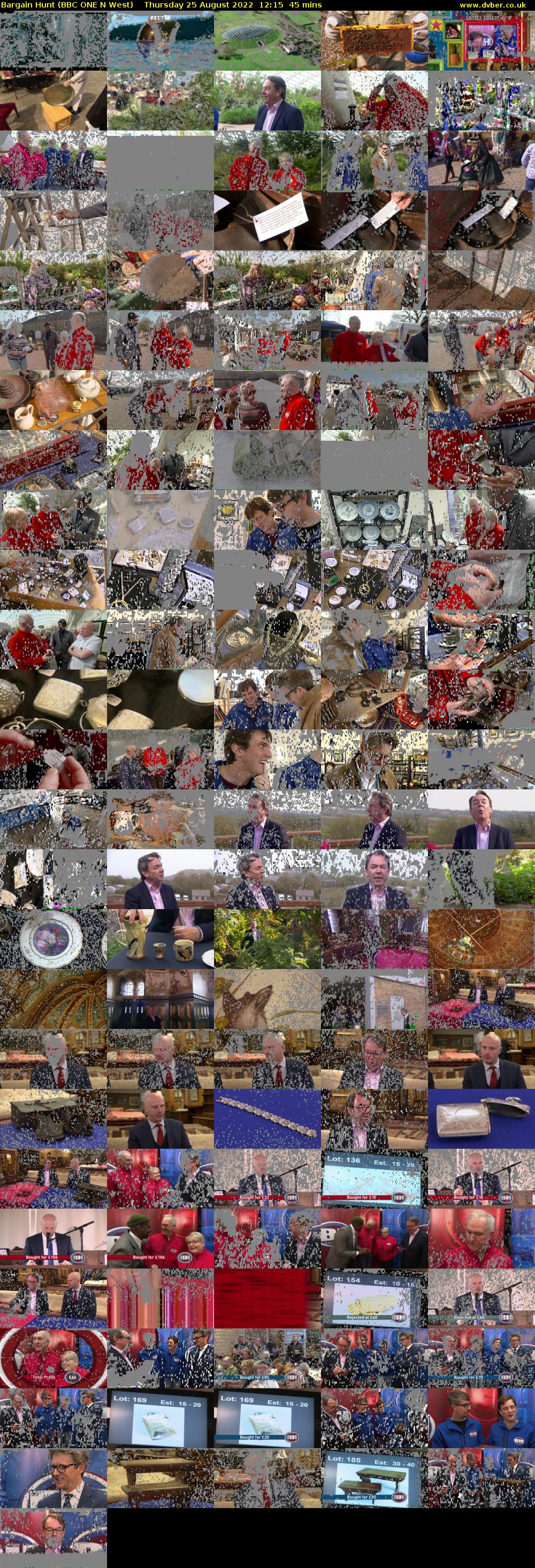 Bargain Hunt (BBC ONE N West) Thursday 25 August 2022 12:15 - 13:00