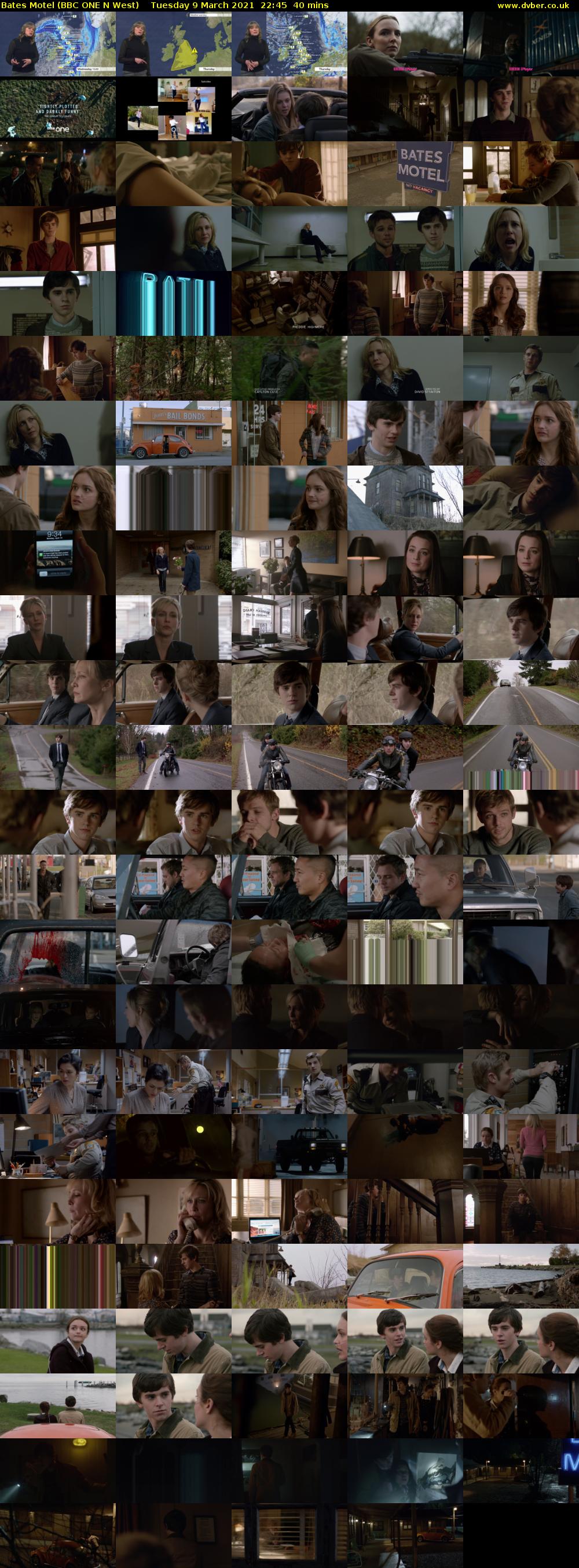 Bates Motel (BBC ONE N West) Tuesday 9 March 2021 22:45 - 23:25