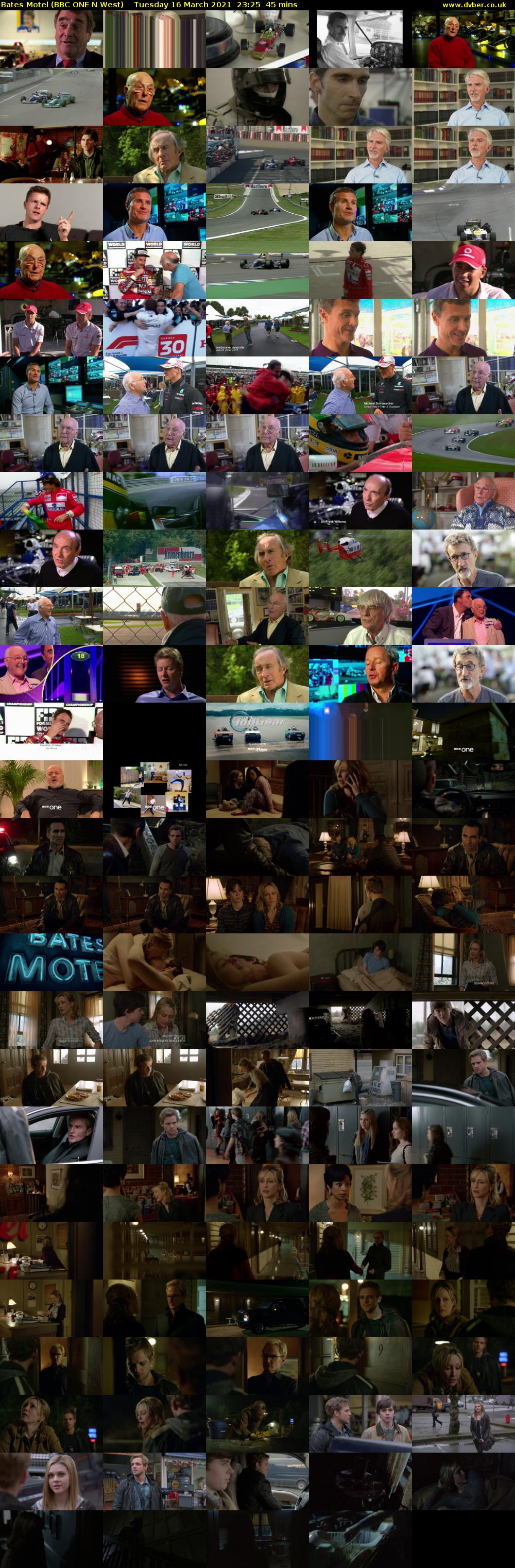 Bates Motel (BBC ONE N West) Tuesday 16 March 2021 23:25 - 00:10