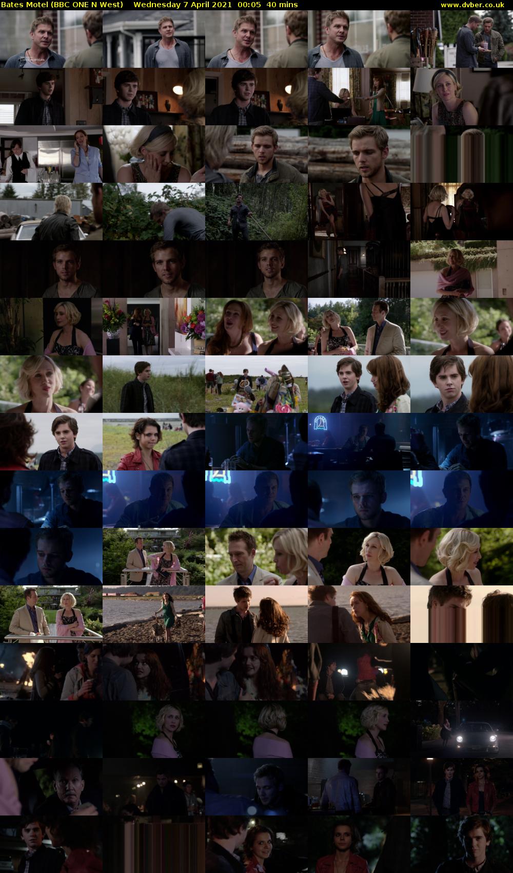 Bates Motel (BBC ONE N West) Wednesday 7 April 2021 00:05 - 00:45