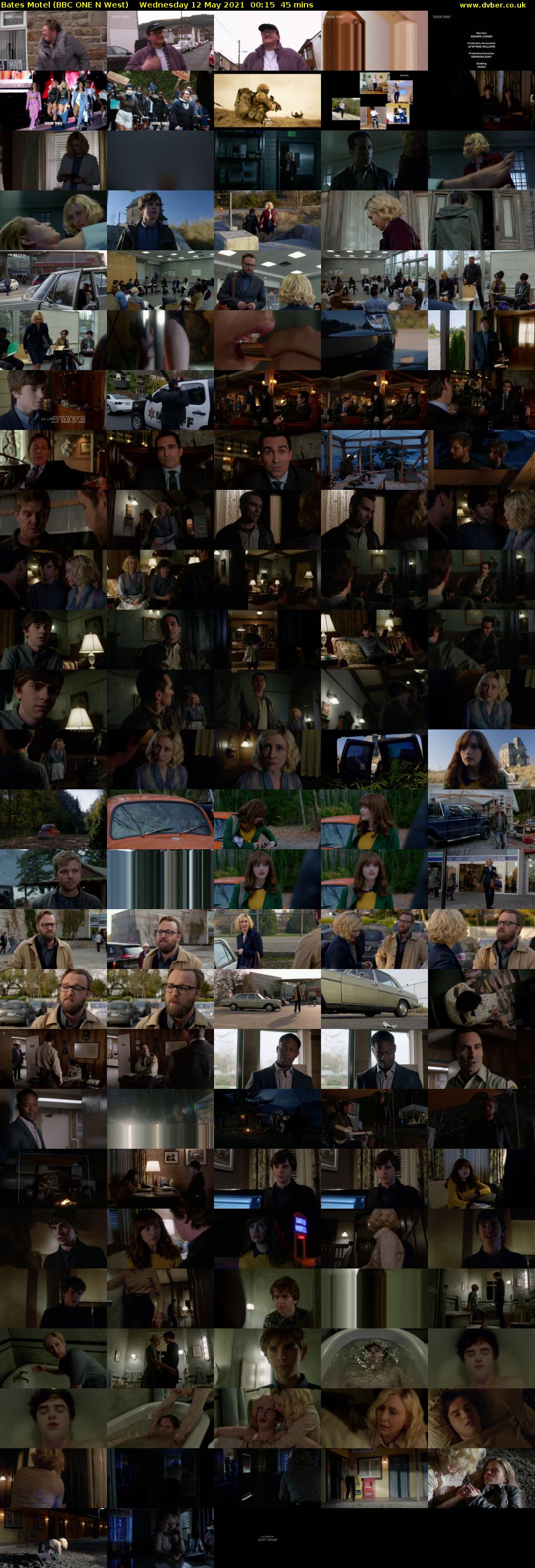 Bates Motel (BBC ONE N West) Wednesday 12 May 2021 00:15 - 01:00