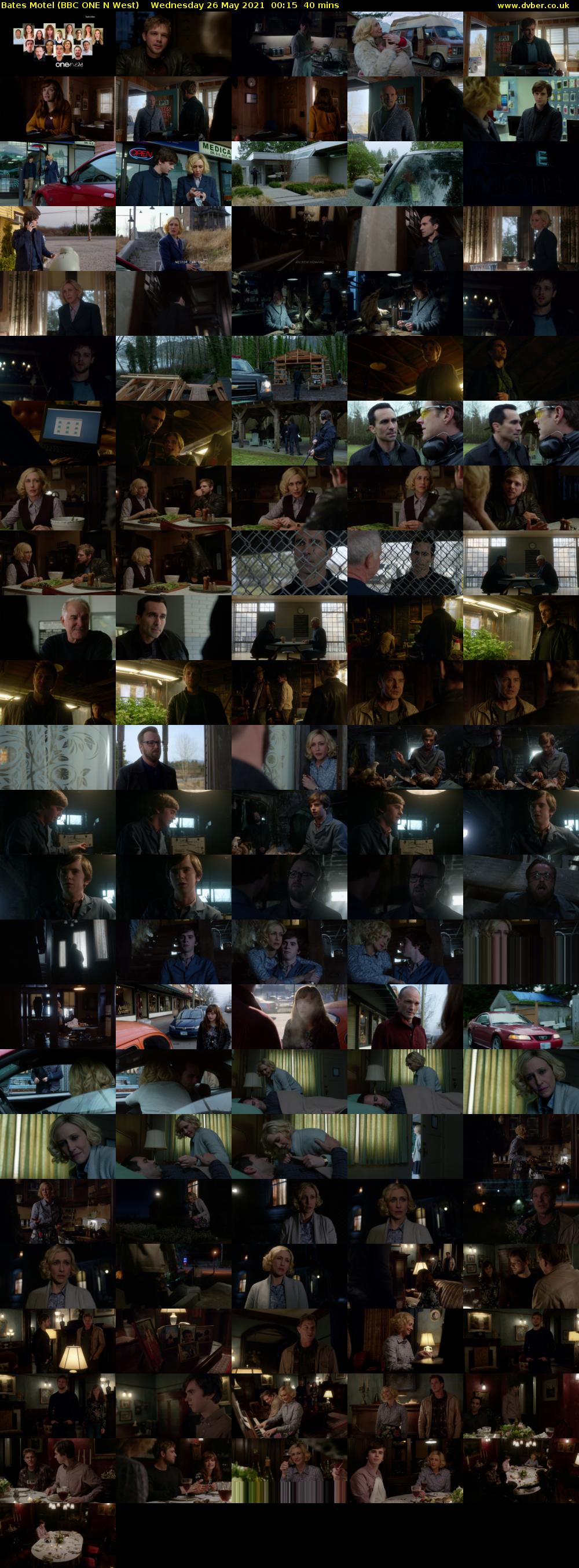 Bates Motel (BBC ONE N West) Wednesday 26 May 2021 00:15 - 00:55