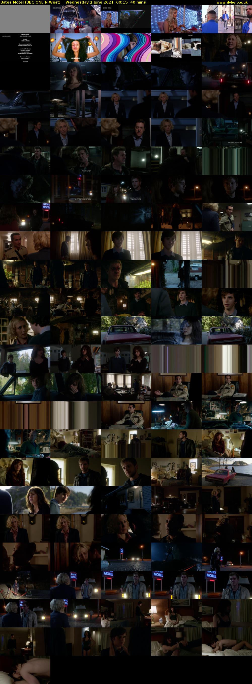 Bates Motel (BBC ONE N West) Wednesday 2 June 2021 00:15 - 00:55
