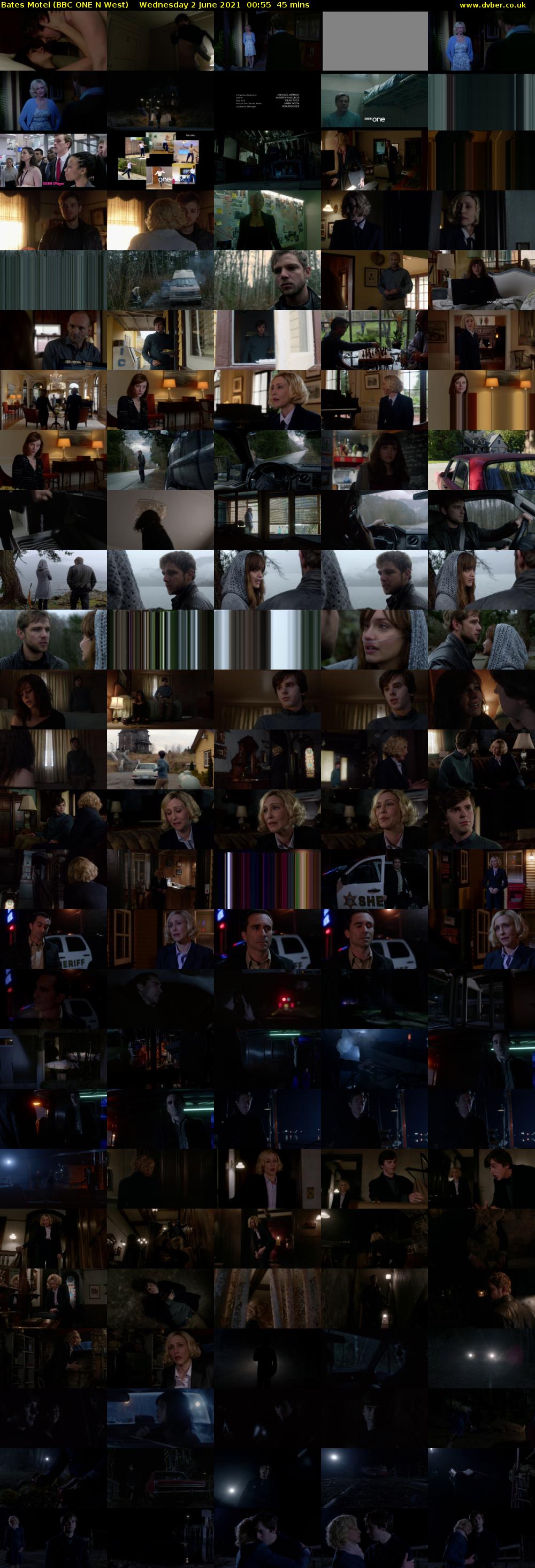 Bates Motel (BBC ONE N West) Wednesday 2 June 2021 00:55 - 01:40