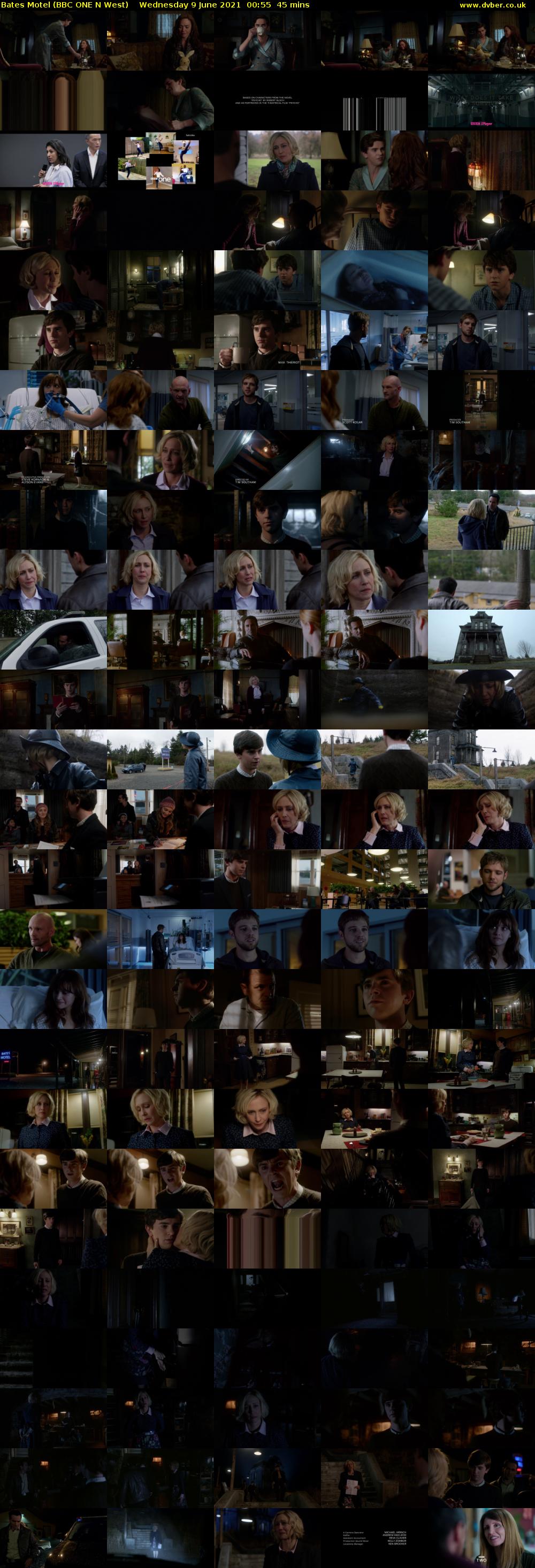 Bates Motel (BBC ONE N West) Wednesday 9 June 2021 00:55 - 01:40