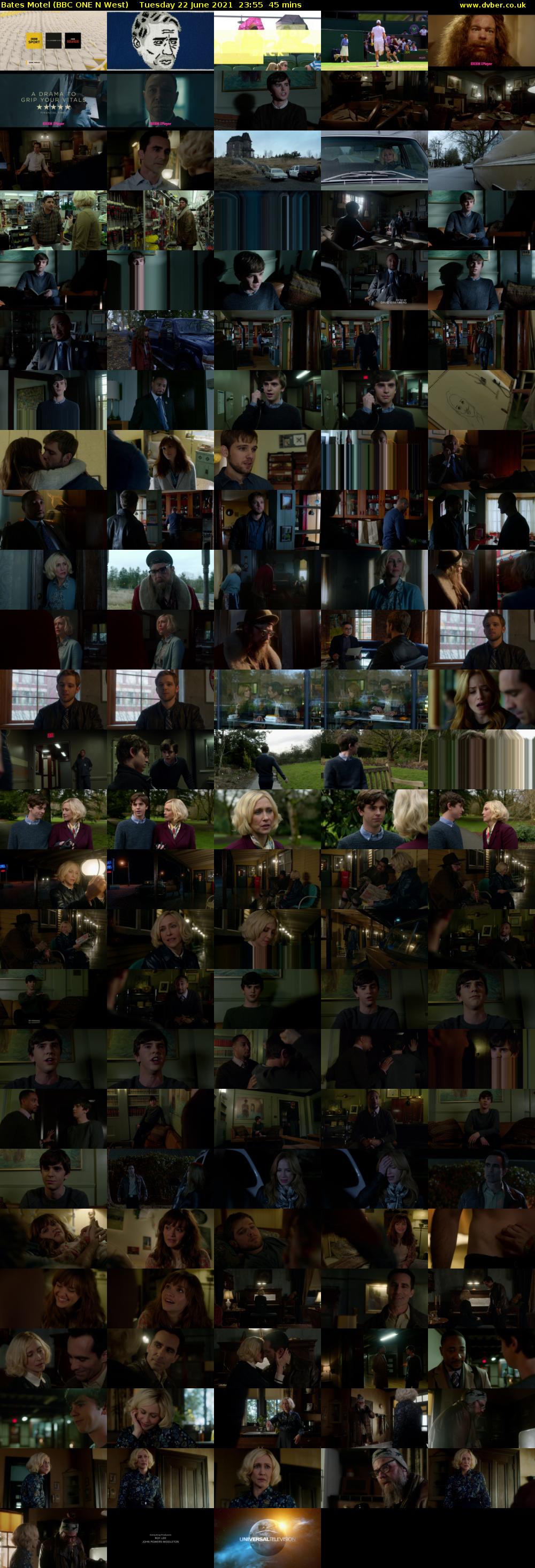 Bates Motel (BBC ONE N West) Tuesday 22 June 2021 23:55 - 00:40