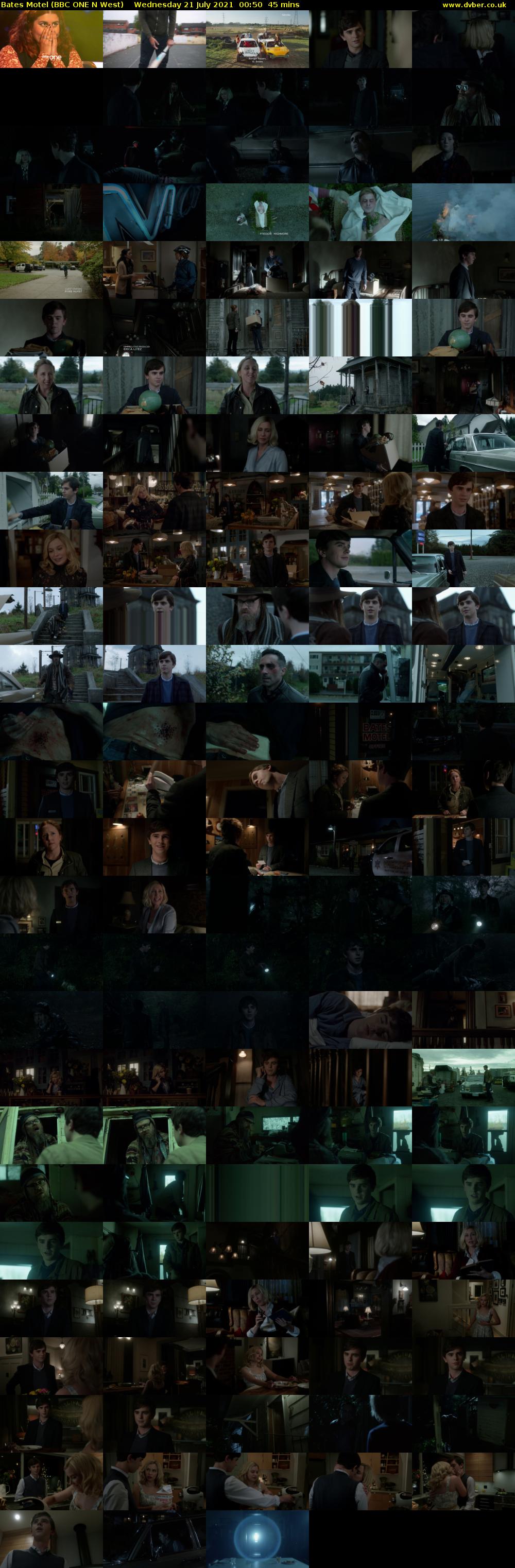 Bates Motel (BBC ONE N West) Wednesday 21 July 2021 00:50 - 01:35
