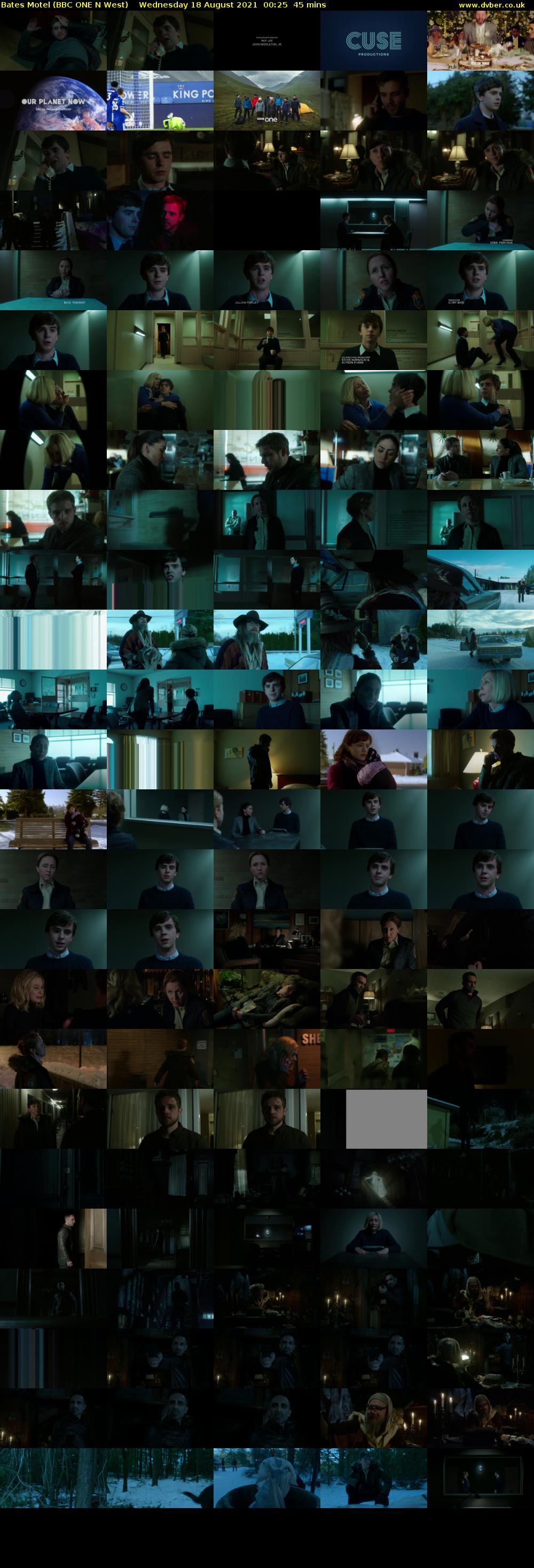 Bates Motel (BBC ONE N West) Wednesday 18 August 2021 00:25 - 01:10