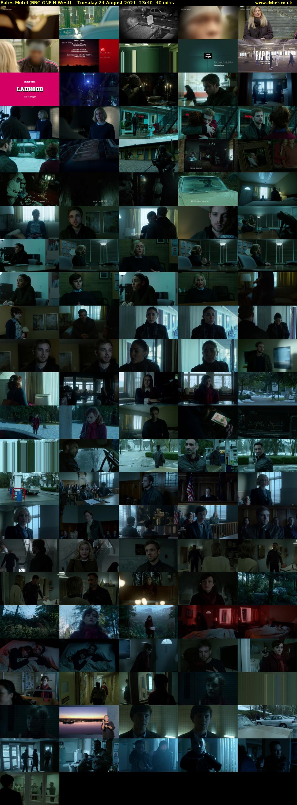 Bates Motel (BBC ONE N West) Tuesday 24 August 2021 23:40 - 00:20