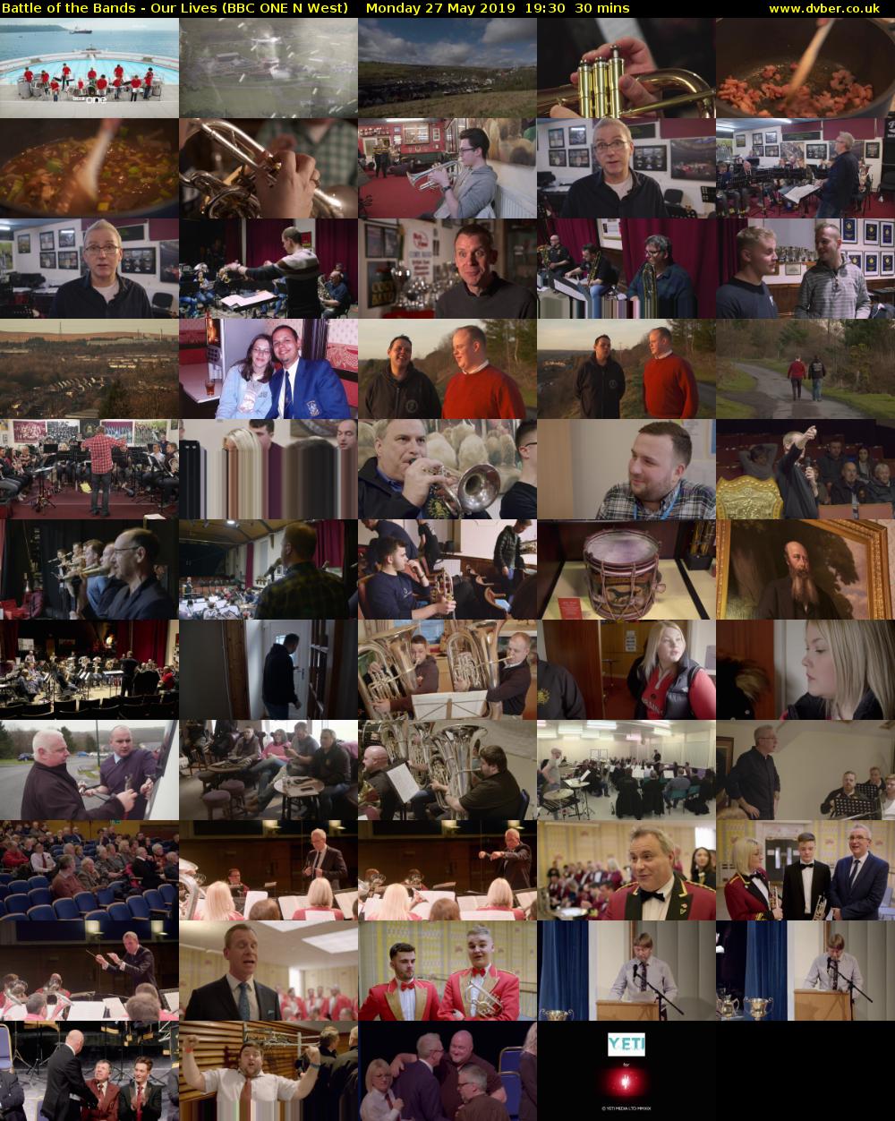 Battle of the Bands - Our Lives (BBC ONE N West) Monday 27 May 2019 19:30 - 20:00